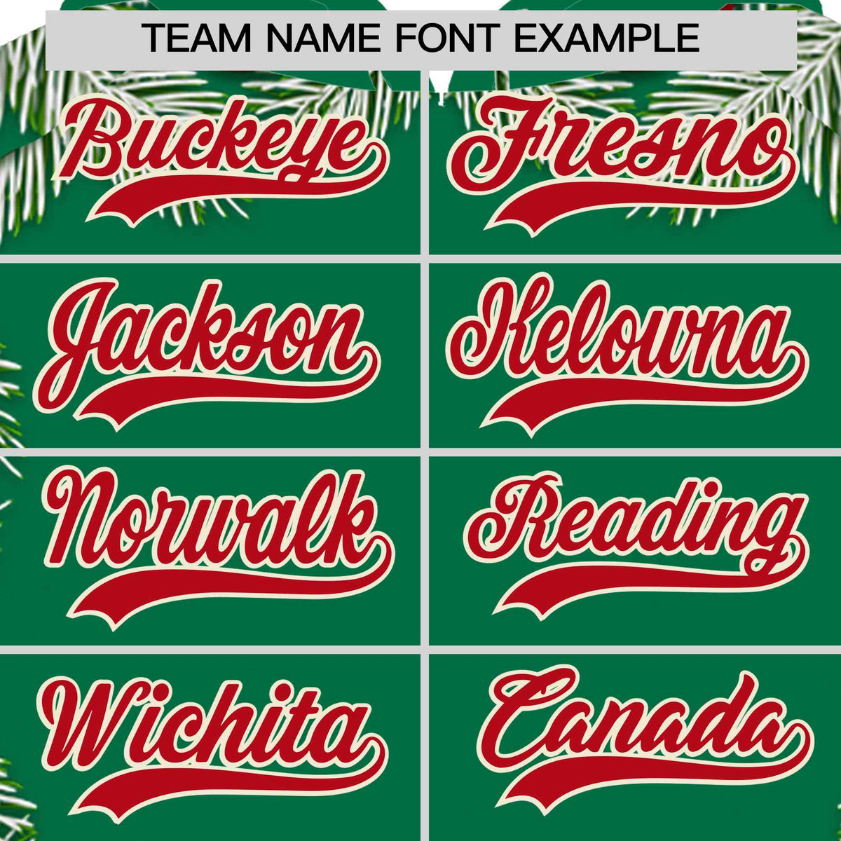 Custom Kelly Green Red Christmas Graffiti Pattern Athletic Pullover Hoodie