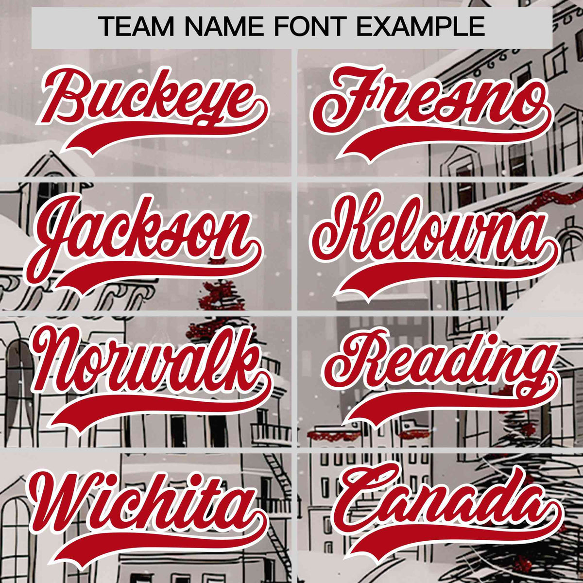 Custom White Red Christmas Graffiti Pattern Athletic Full-Zip Hoodie