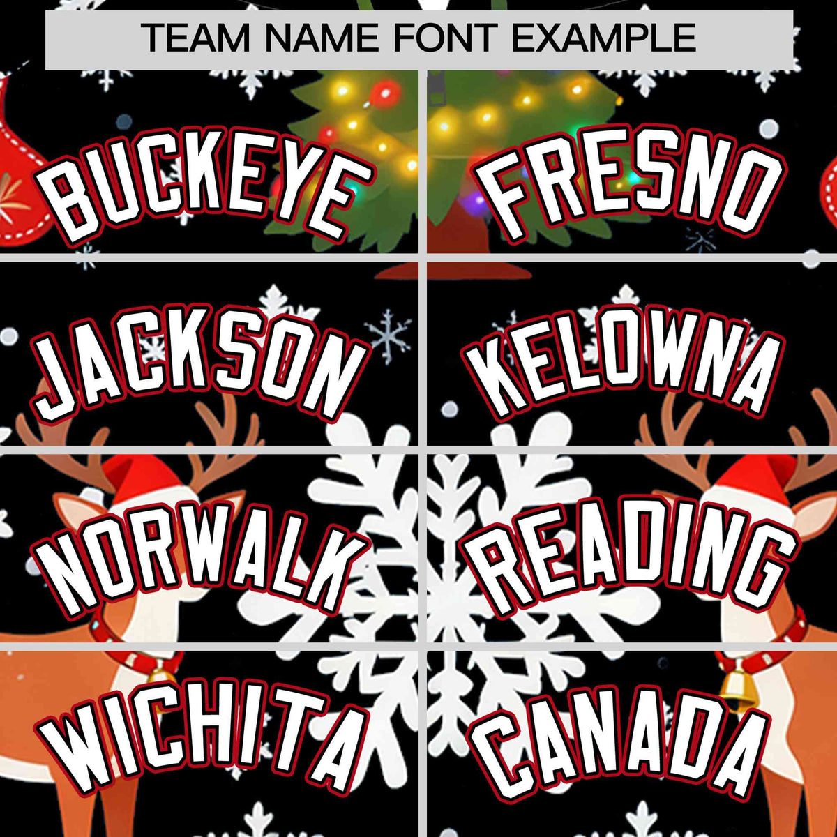 Custom Black White Christmas Graffiti Pattern Athletic Pullover Hoodie