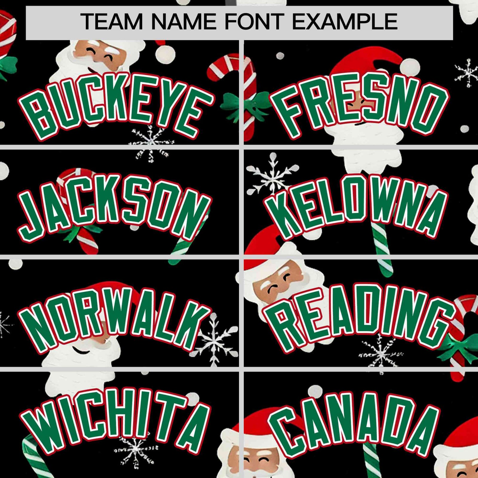 Custom Black Kelly Green Christmas Graffiti Pattern Athletic Pullover Hoodie