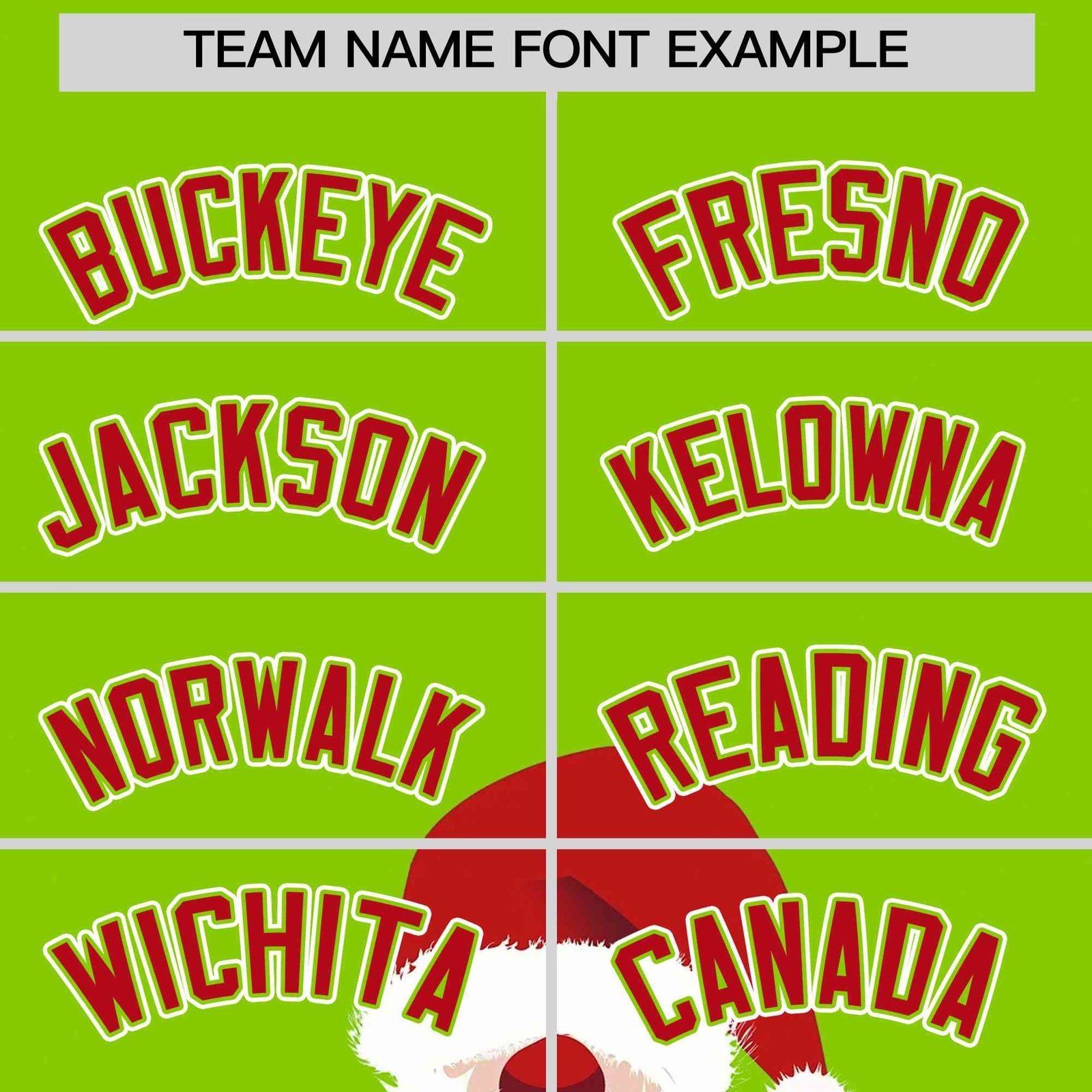 Custom Neon Green Red Christmas Graffiti Pattern Athletic Full-Zip Hoodie