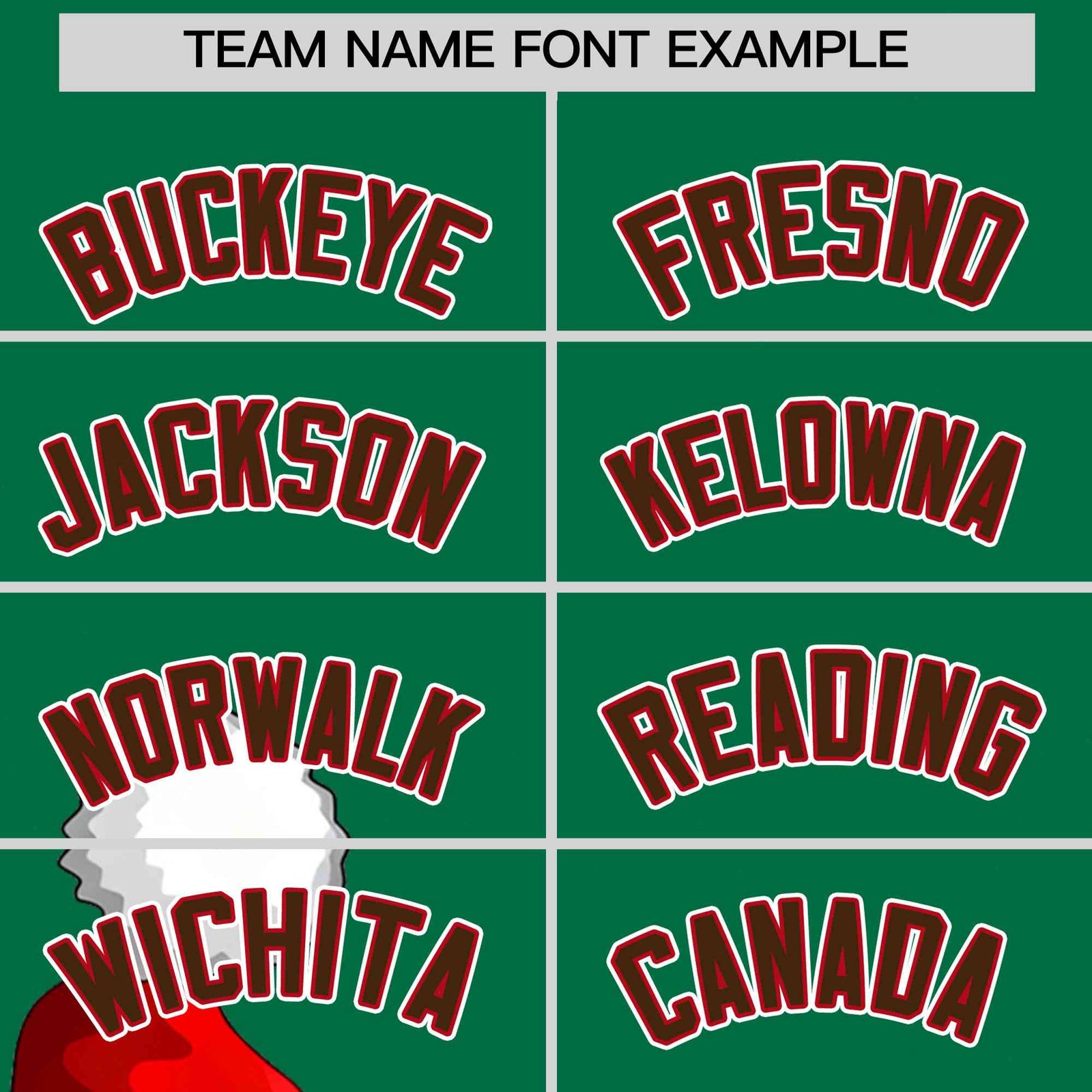 Custom Kelly Green Red Christmas Graffiti Pattern Athletic Full-Zip Hoodie