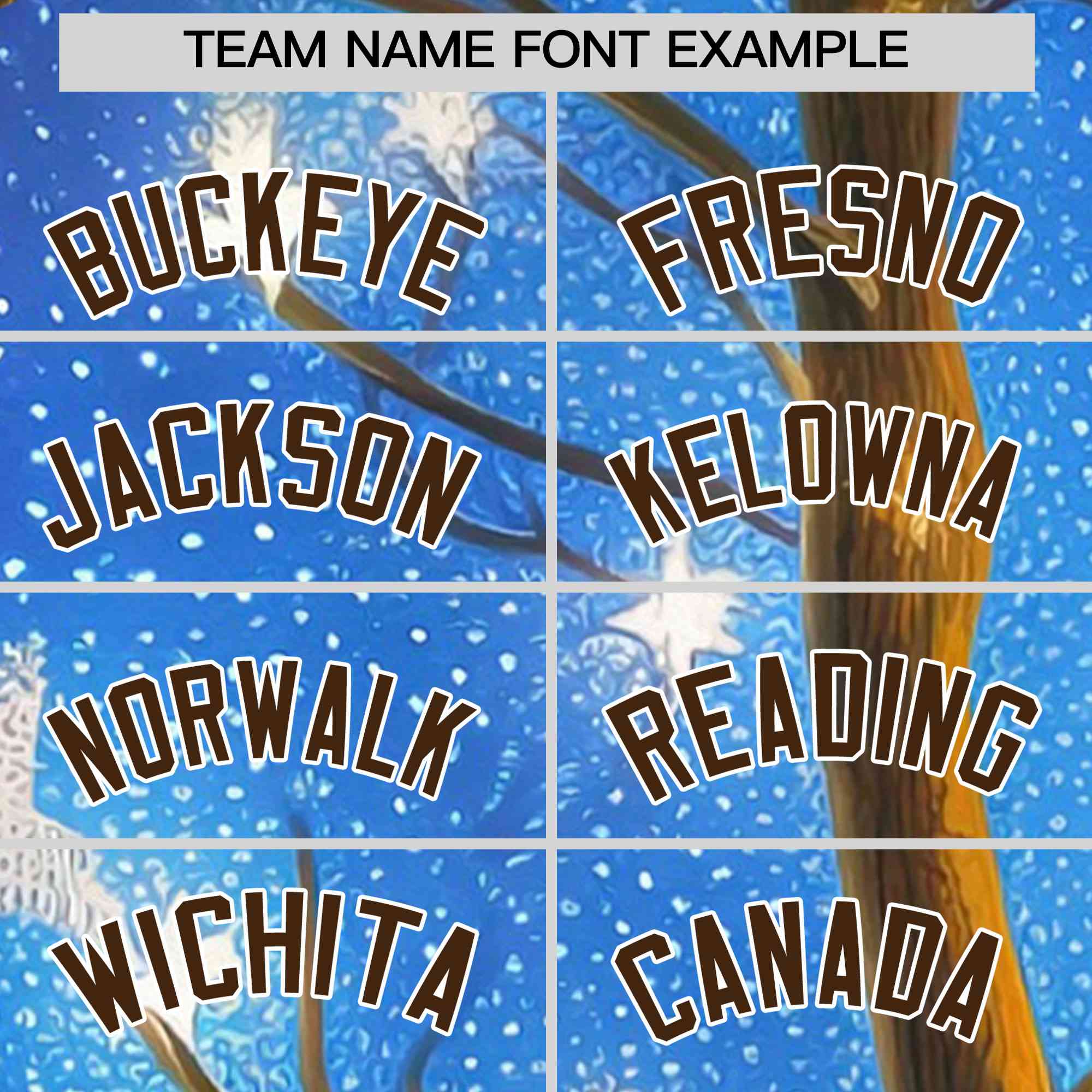 Custom Powder Blue Light Brown Christmas Graffiti Pattern Athletic Full-Zip Hoodie