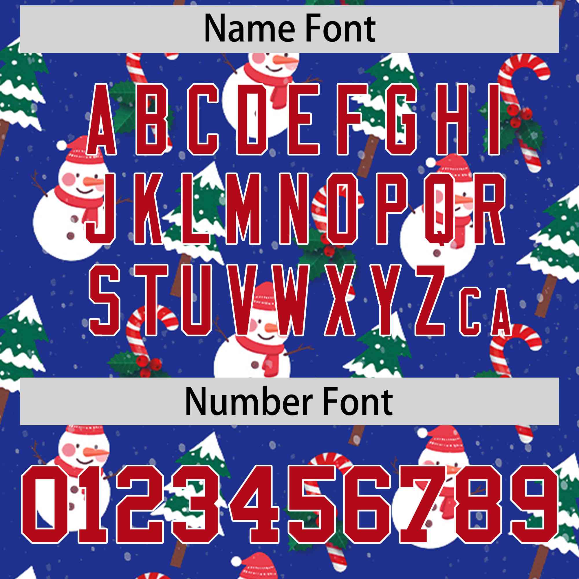 Custom Royal Blue Red Christmas Graffiti Pattern Athletic Pullover Hoodie