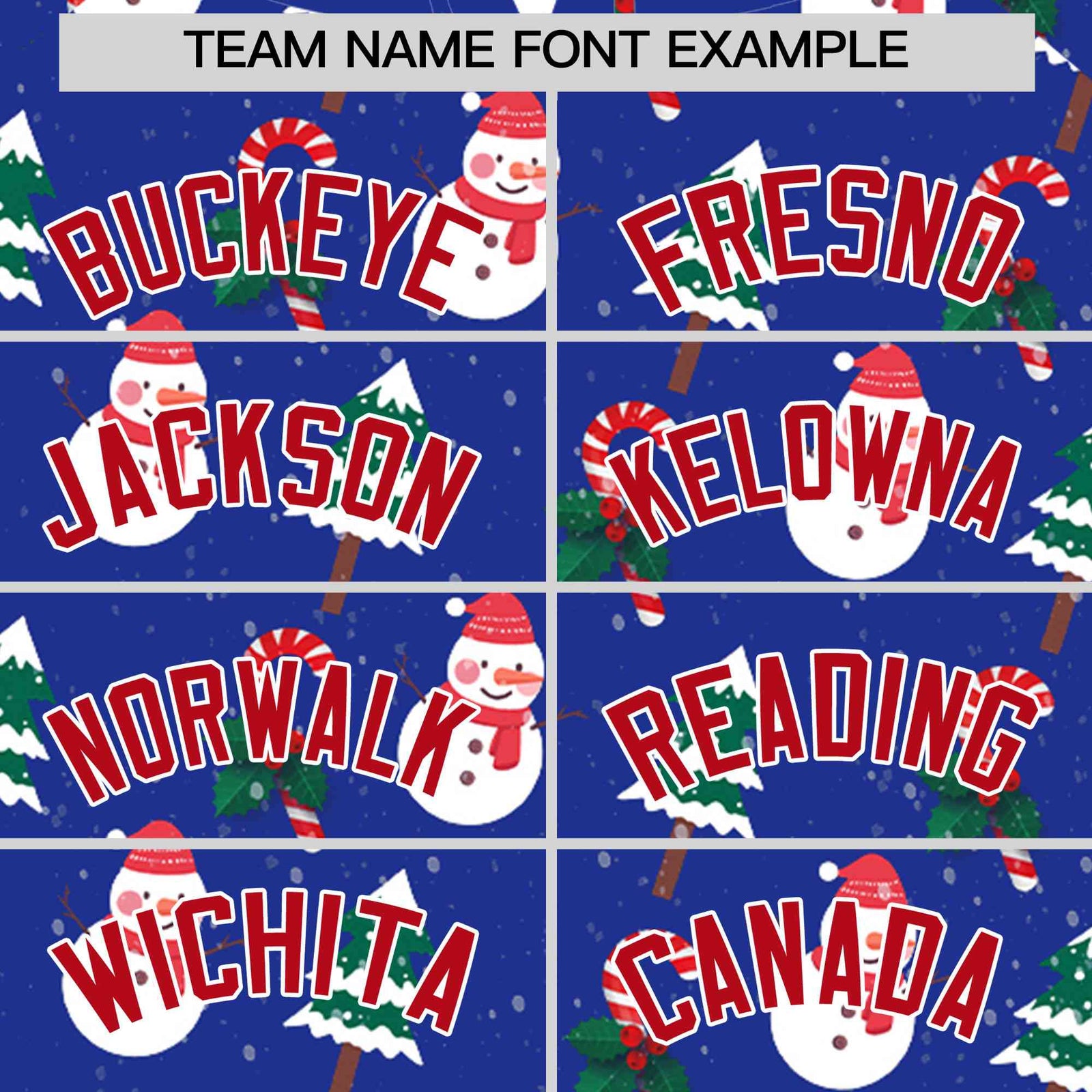 Custom Royal Blue Red Christmas Graffiti Pattern Athletic Pullover Hoodie