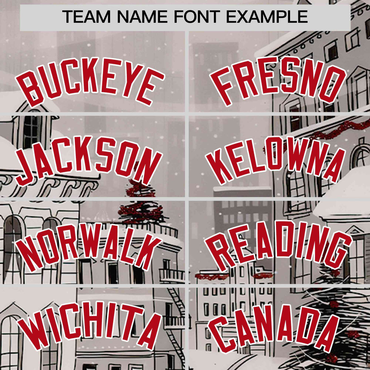 Custom White Red Christmas Graffiti Pattern Athletic Pullover Hoodie