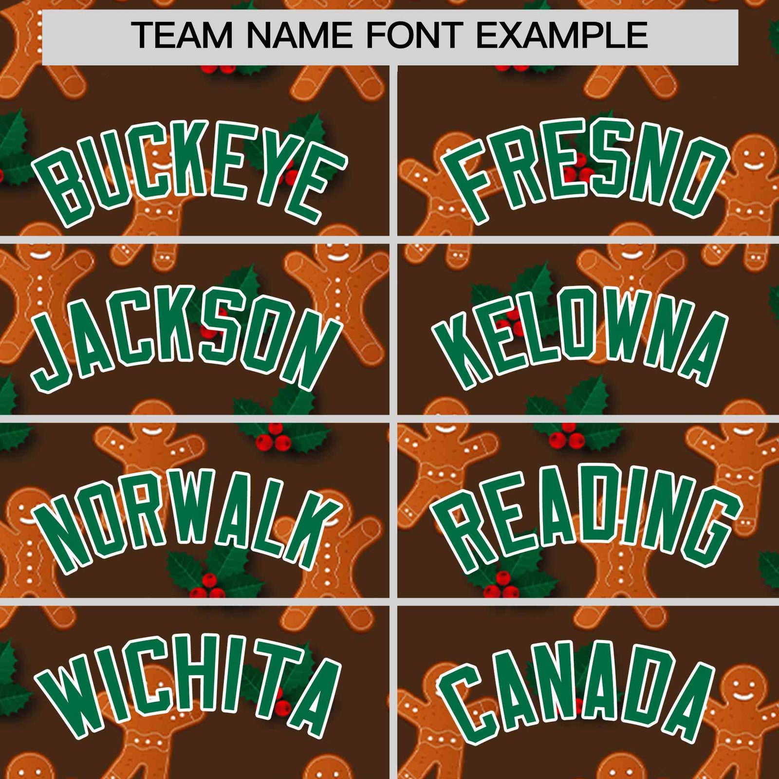 Custom Light Brown Kelly Green Christmas Graffiti Pattern Athletic Full-Zip Hoodie