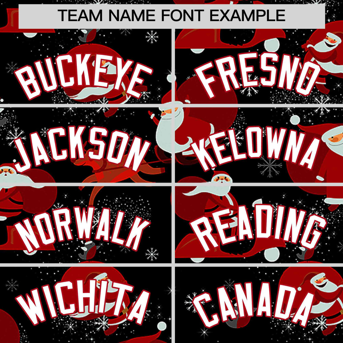 Custom Black Red Christmas Graffiti Pattern Athletic Full-Zip Hoodie