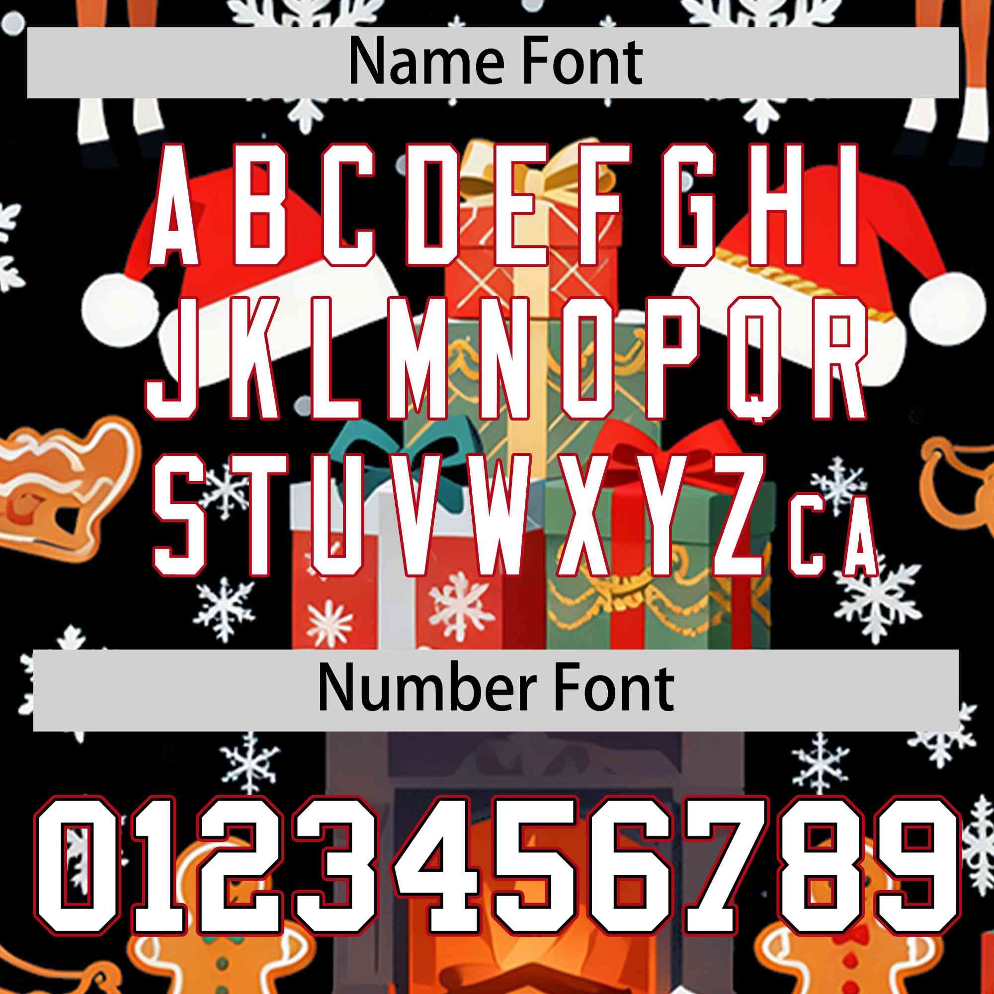 Custom Black White Christmas Graffiti Pattern Athletic Full-Zip Hoodie| KXKSHOP