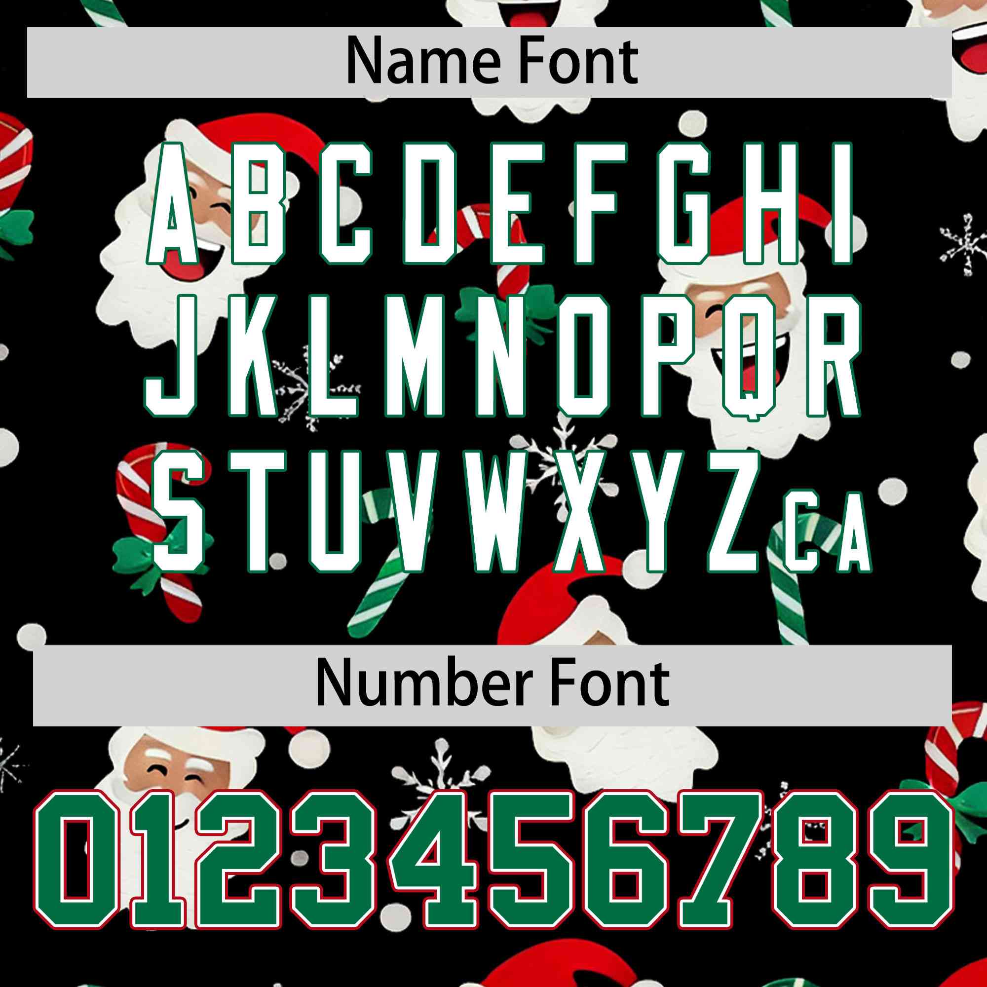 Custom Black Kelly Green Christmas Graffiti Pattern Athletic Full-Zip Hoodie| KXKSHOP