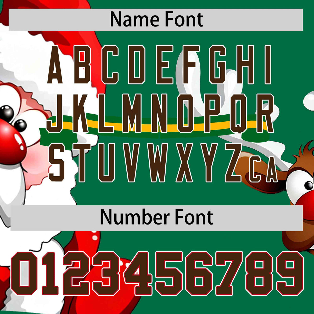 Custom Kelly Green Red Christmas Graffiti Pattern Athletic Pullover Hoodie| KXKSHOP