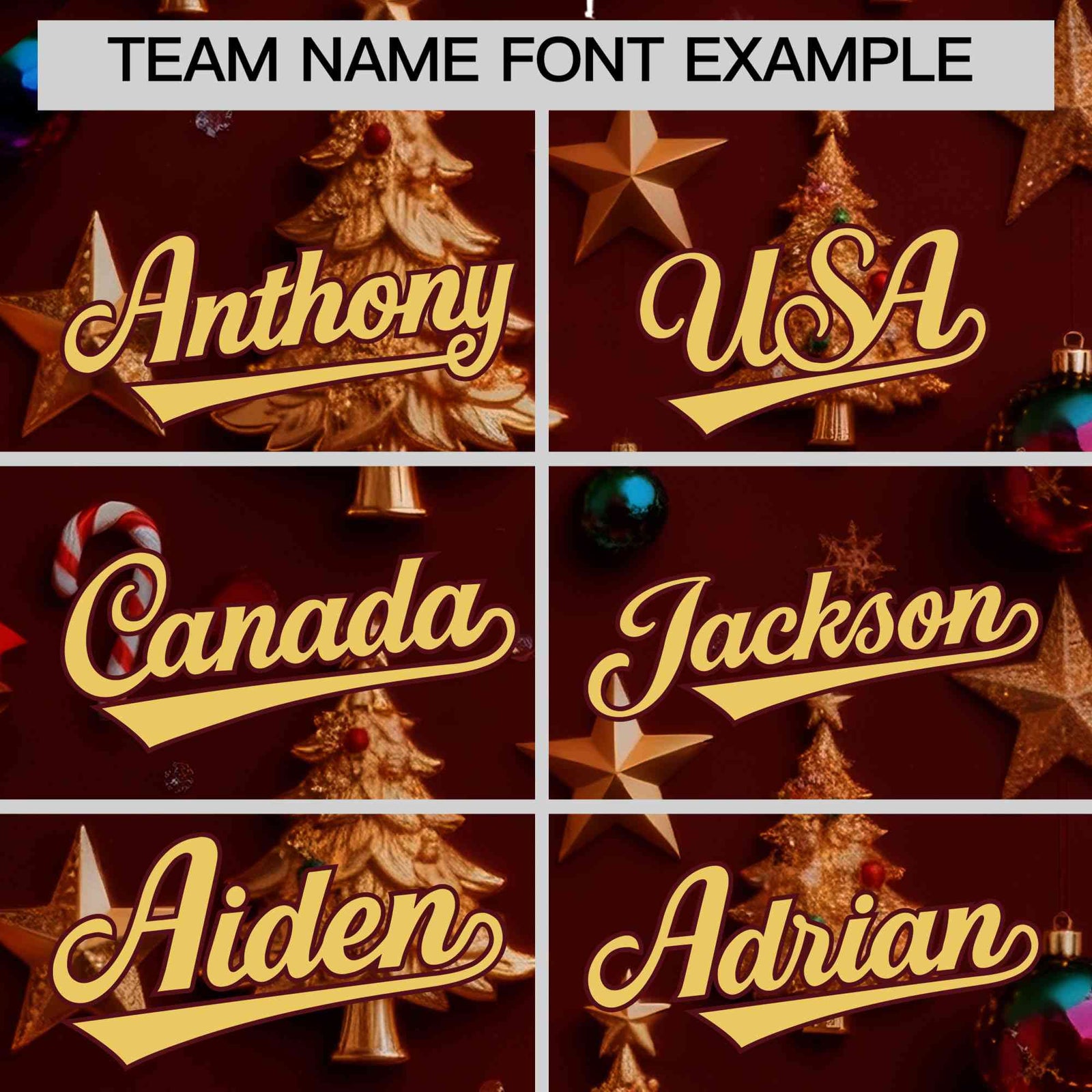 Custom Burgundy Khaki Christmas Graffiti Pattern Athletic Full-Zip Hoodie| KXKSHOP