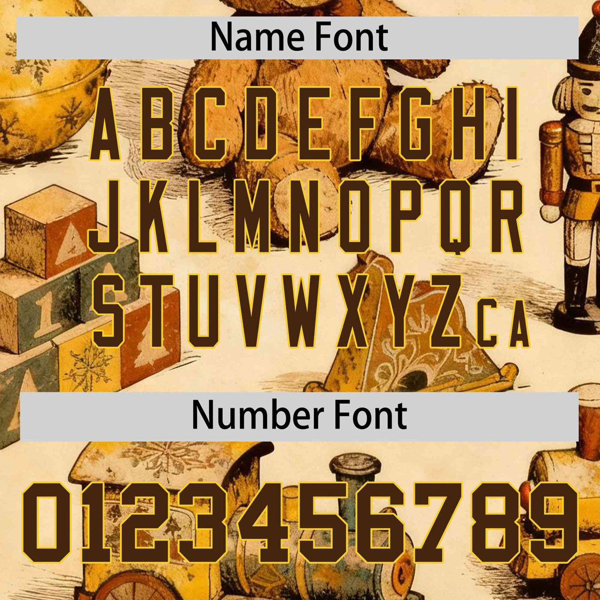 Custom Cream Light Brown Christmas Graffiti Pattern Athletic Pullover Hoodie| KXKSHOP