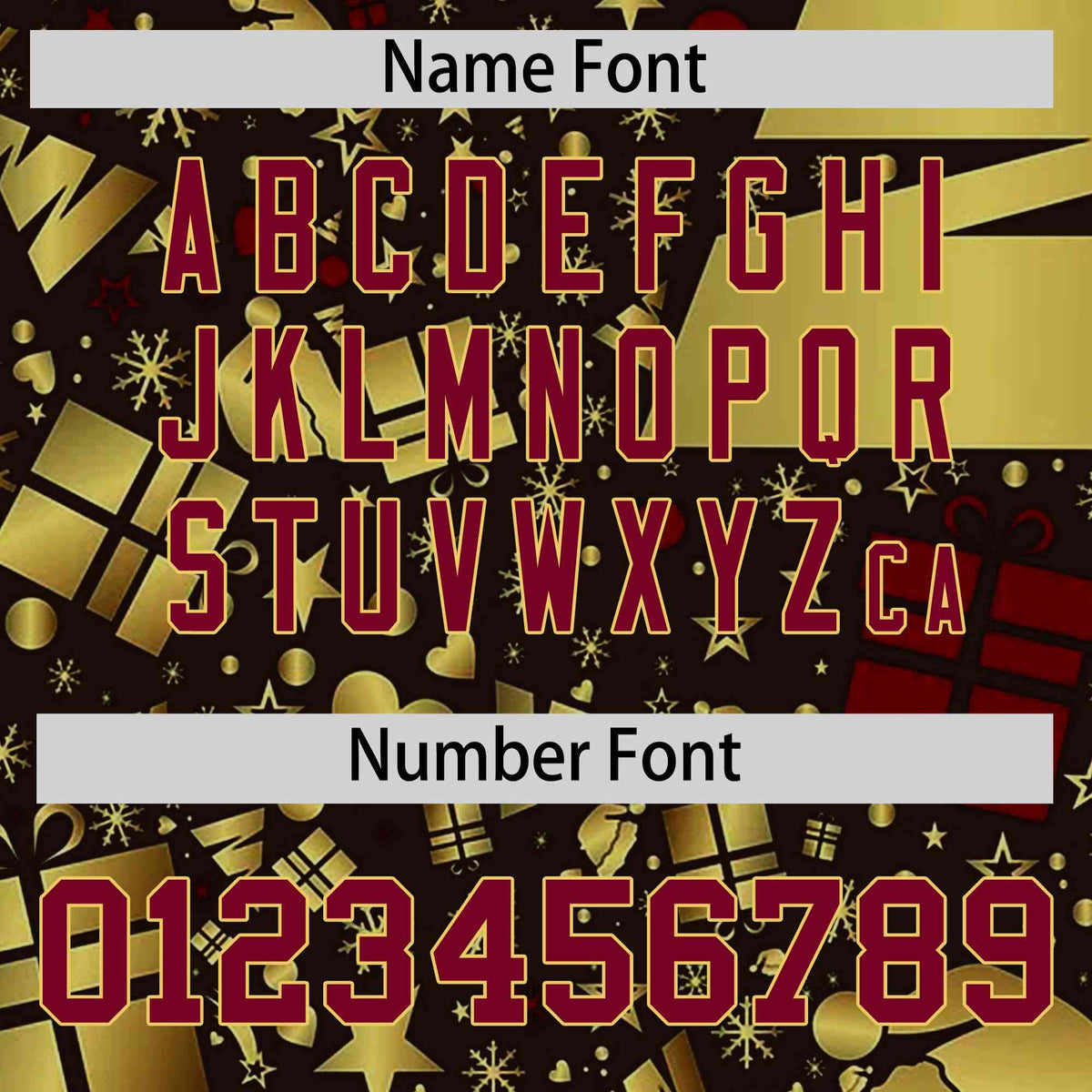 Custom Brown Crimson Christmas Graffiti Pattern Athletic Pullover Hoodie| KXKSHOP