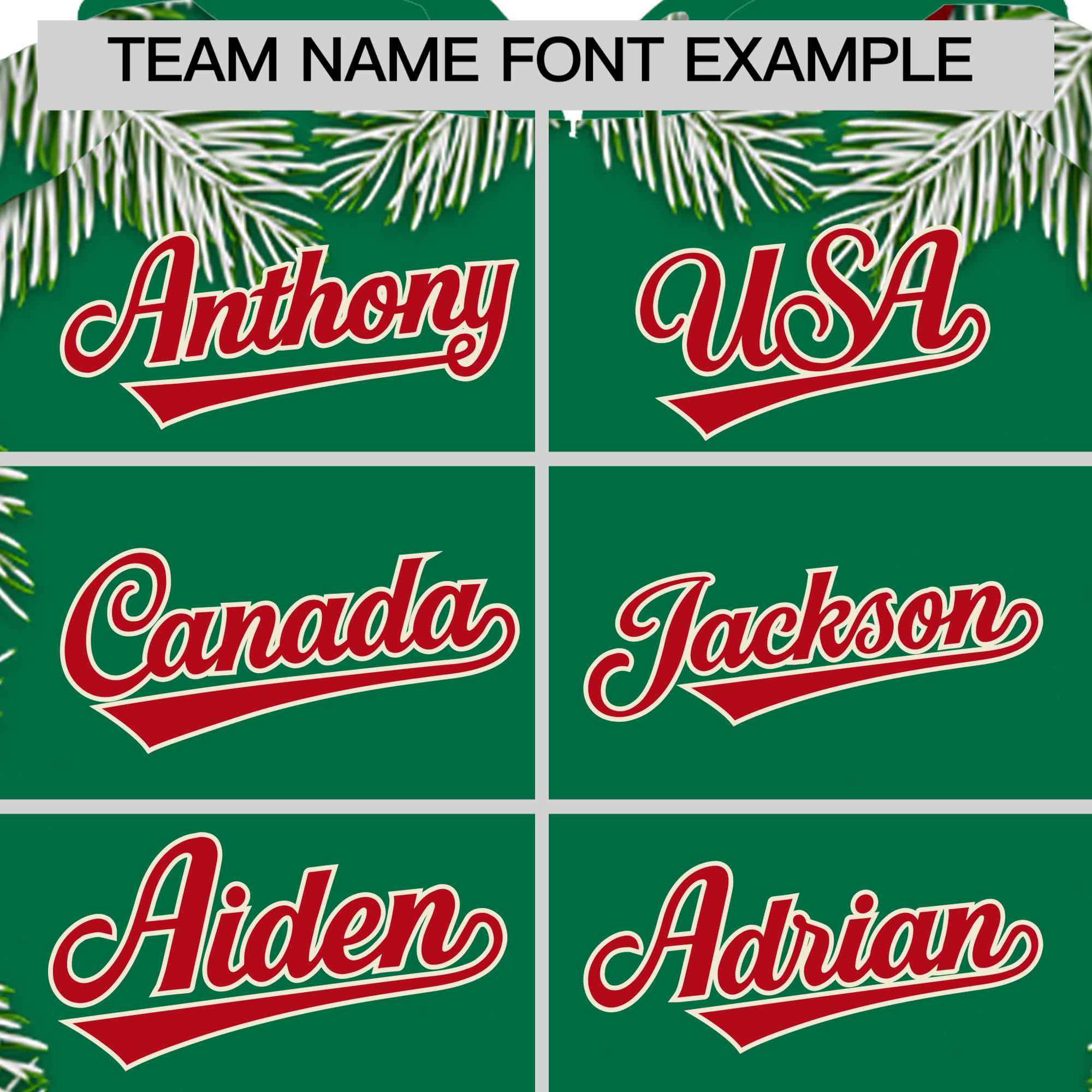 Custom Kelly Green Red Christmas Graffiti Pattern Athletic Full-Zip Hoodie| KXKSHOP