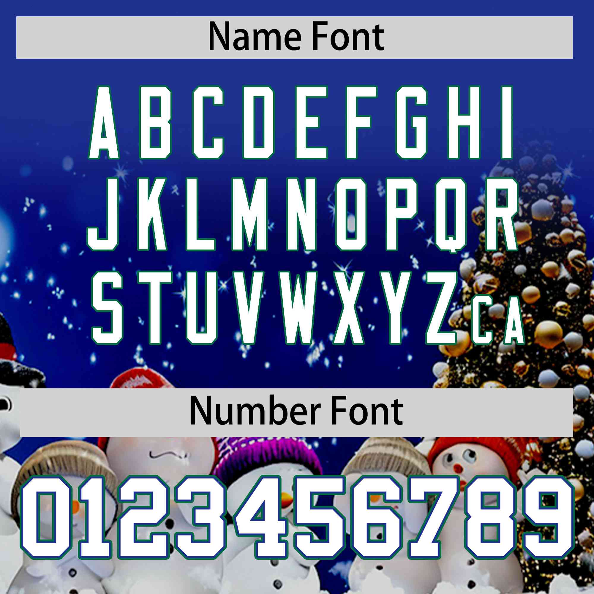 Custom Royal Blue White Christmas Graffiti Pattern Athletic Full-Zip Hoodie| KXKSHOP