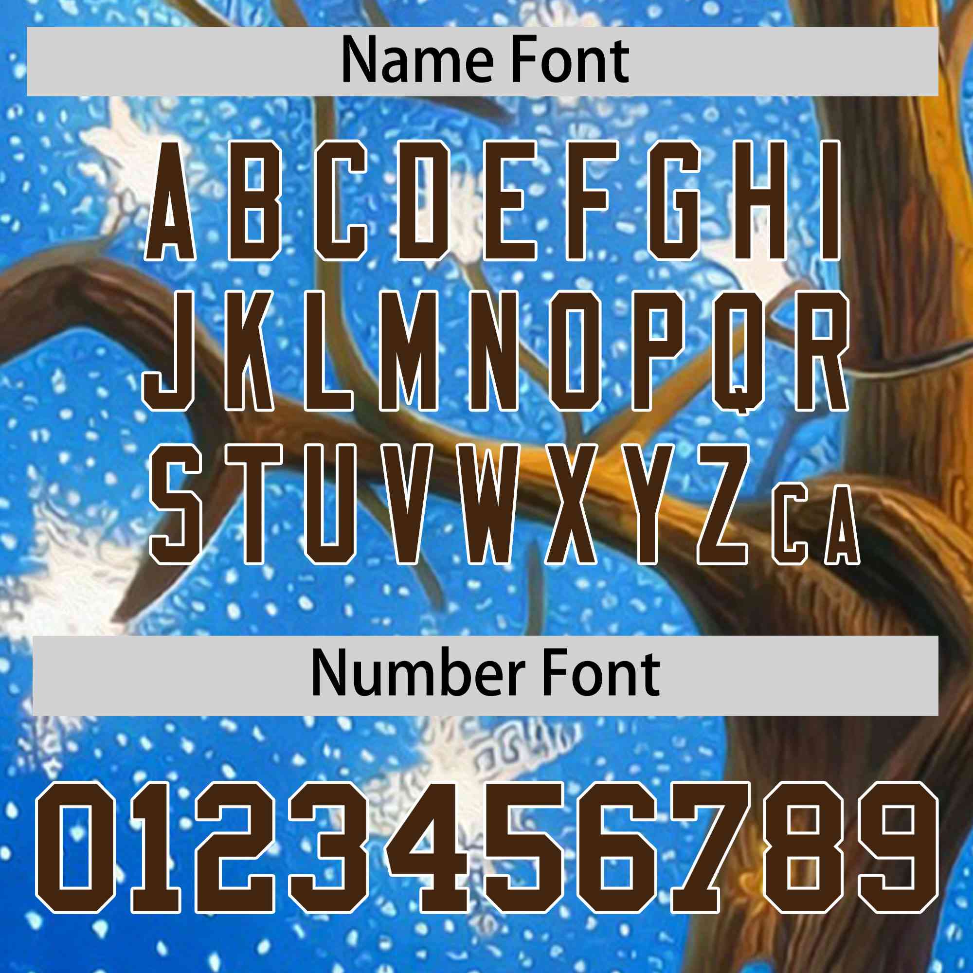 Custom Powder Blue Light Brown Christmas Graffiti Pattern Athletic Pullover Hoodie| KXKSHOP