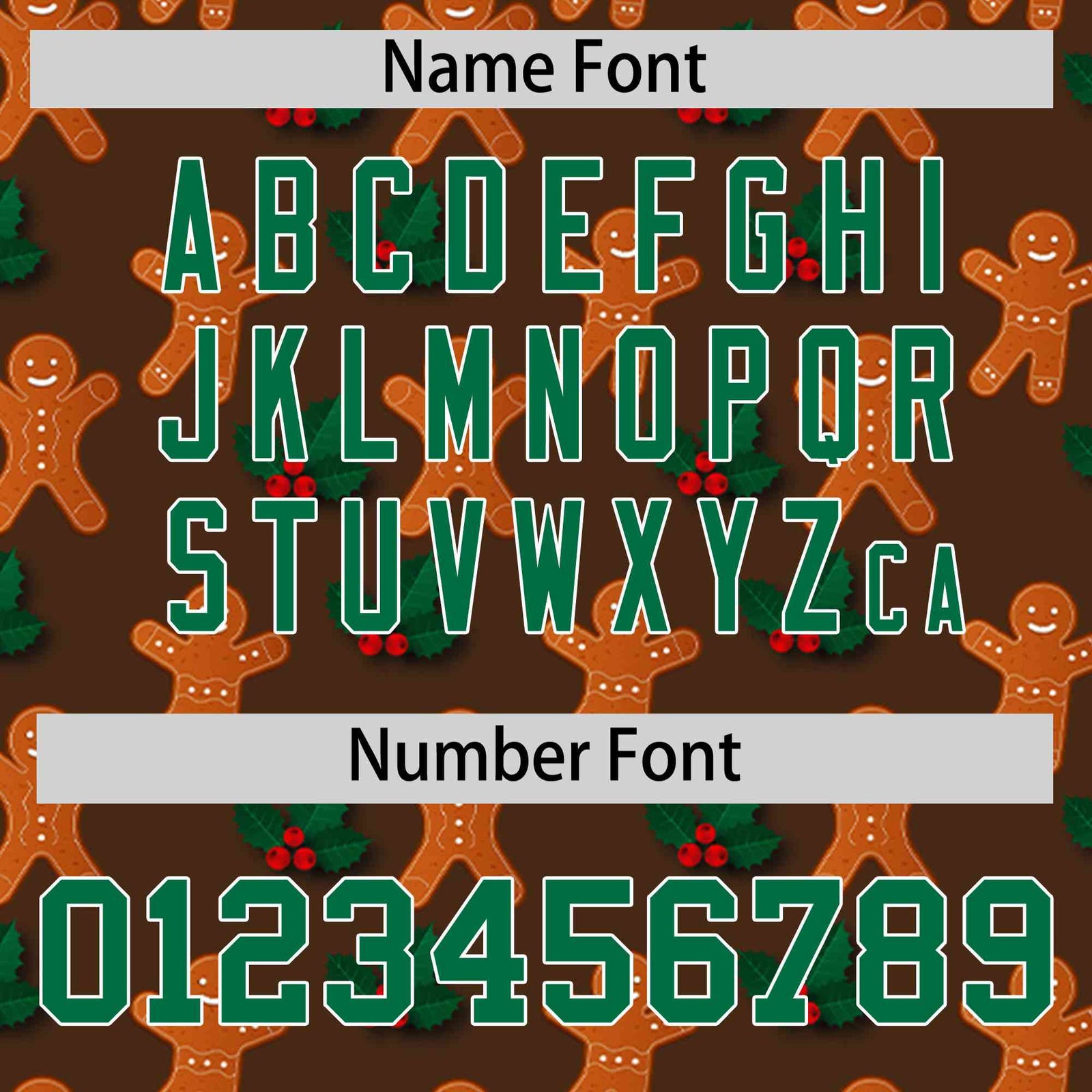 Custom Light Brown Kelly Green Christmas Graffiti Pattern Athletic Pullover Hoodie| KXKSHOP