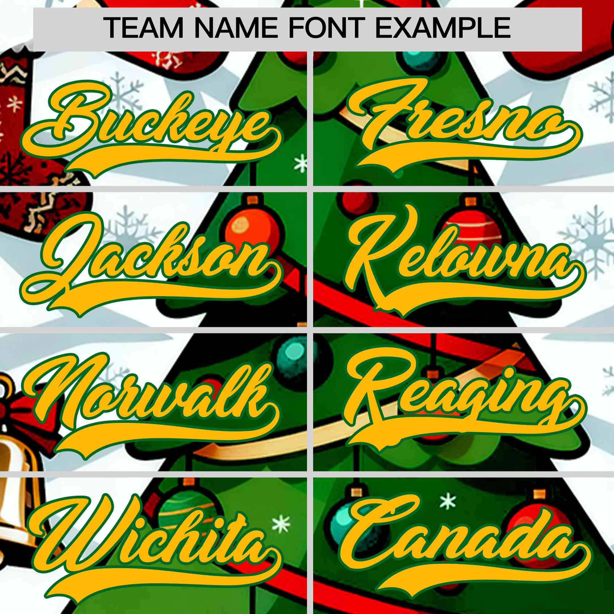 Custom Kelly Green Gold Christmas Graffiti Pattern Athletic Pullover Hoodie