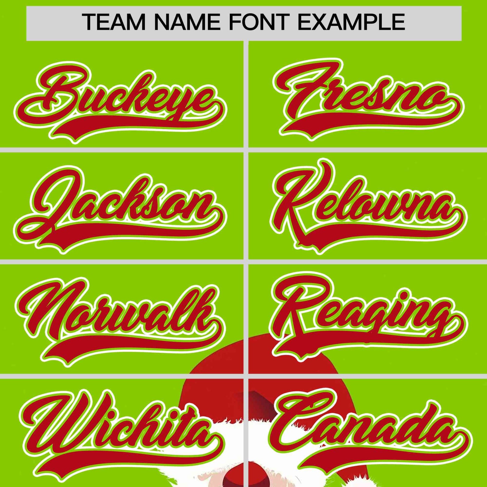 Custom Neon Green Red Christmas Graffiti Pattern Athletic Full-Zip Hoodie