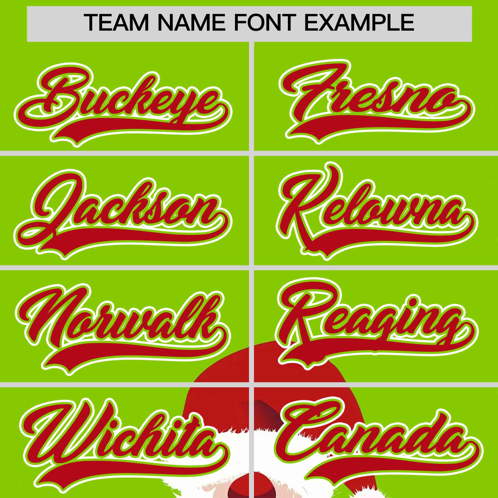 Custom Neon Green Red Christmas Graffiti Pattern Athletic Full-Zip Hoodie