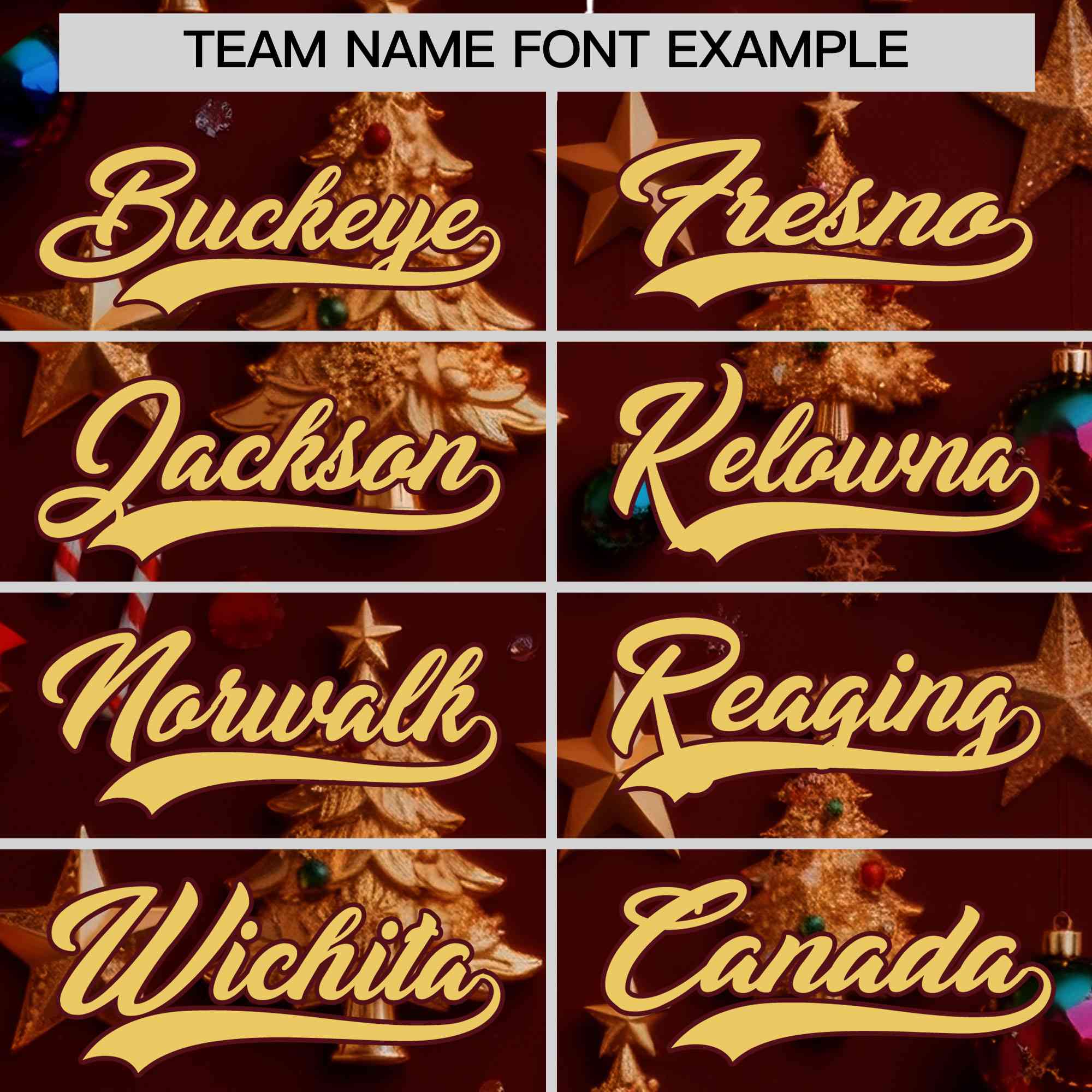 Custom Burgundy Khaki Christmas Graffiti Pattern Athletic Full-Zip Hoodie