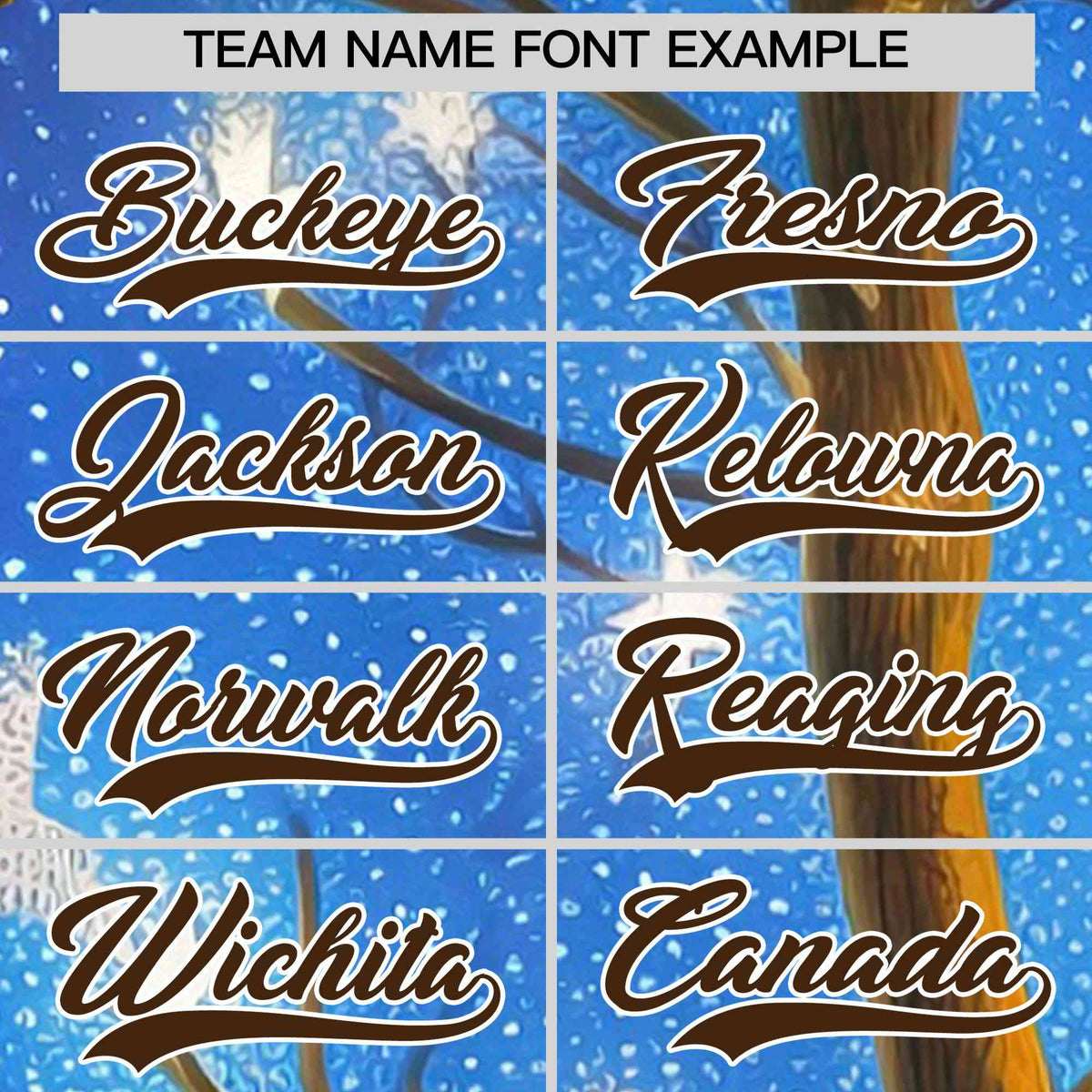 Custom Powder Blue Light Brown Christmas Graffiti Pattern Athletic Full-Zip Hoodie