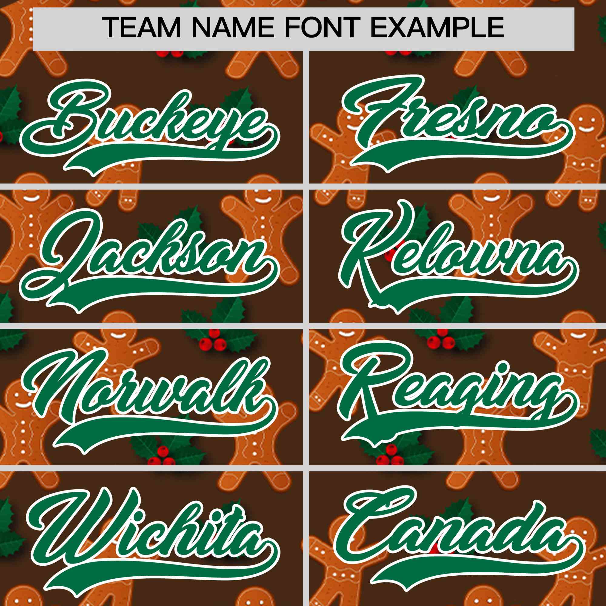 Custom Light Brown Kelly Green Christmas Graffiti Pattern Athletic Full-Zip Hoodie