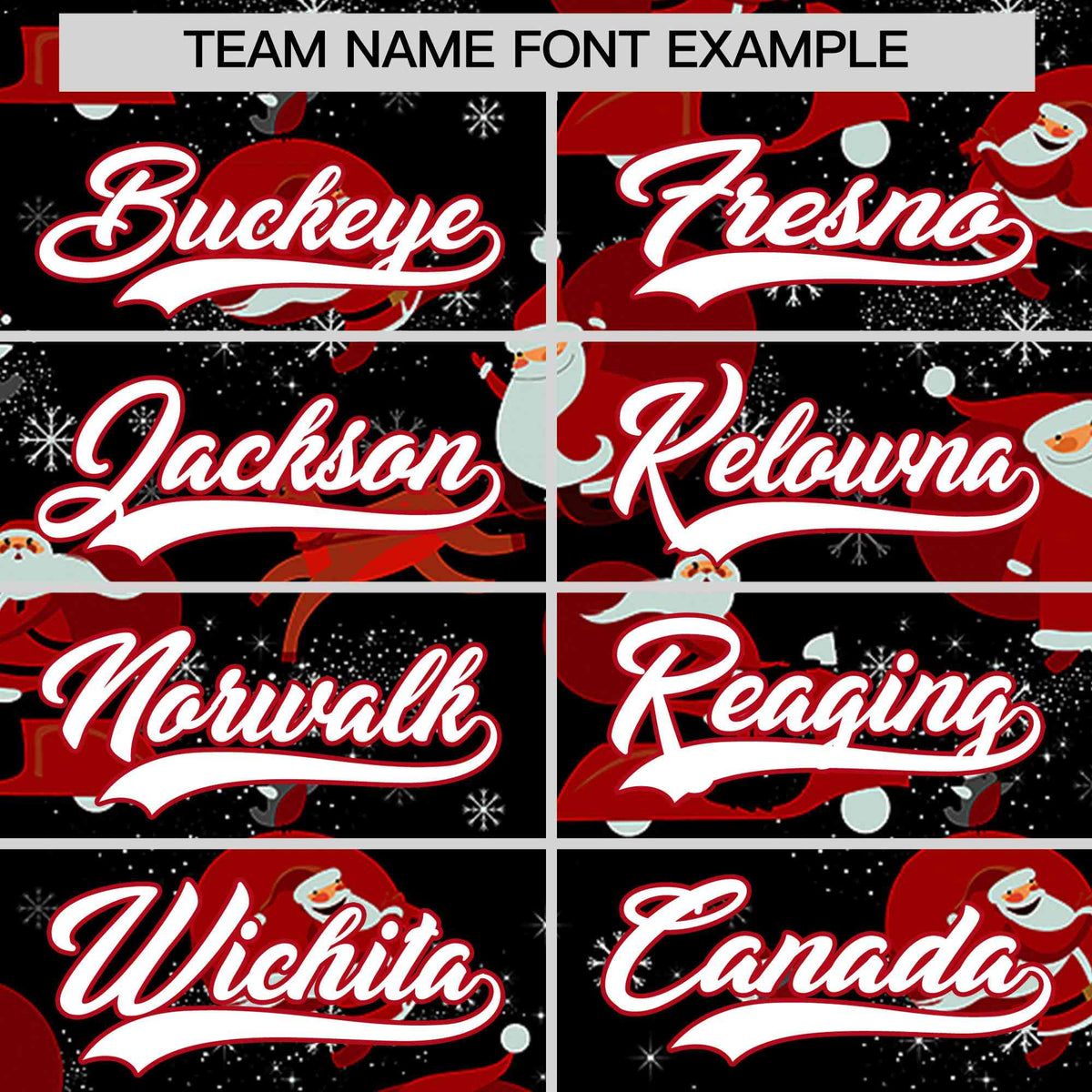 Custom Black Red Christmas Graffiti Pattern Athletic Full-Zip Hoodie