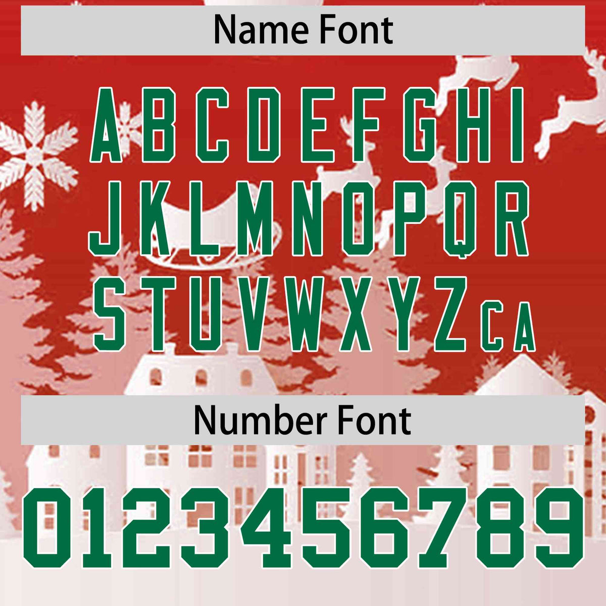 Custom Red Kelly Green Christmas Graffiti Pattern Athletic Full-Zip Hoodie