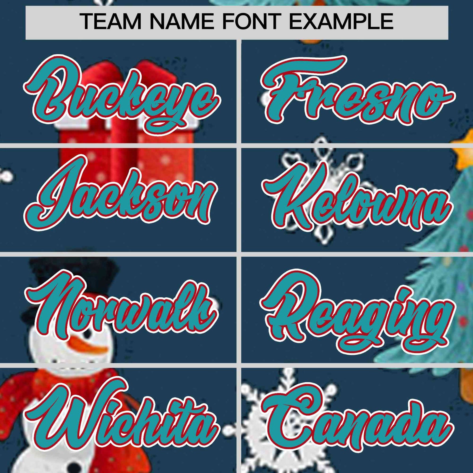 Custom Midnight Blue Aqua Christmas Graffiti Pattern Athletic Pullover Hoodie