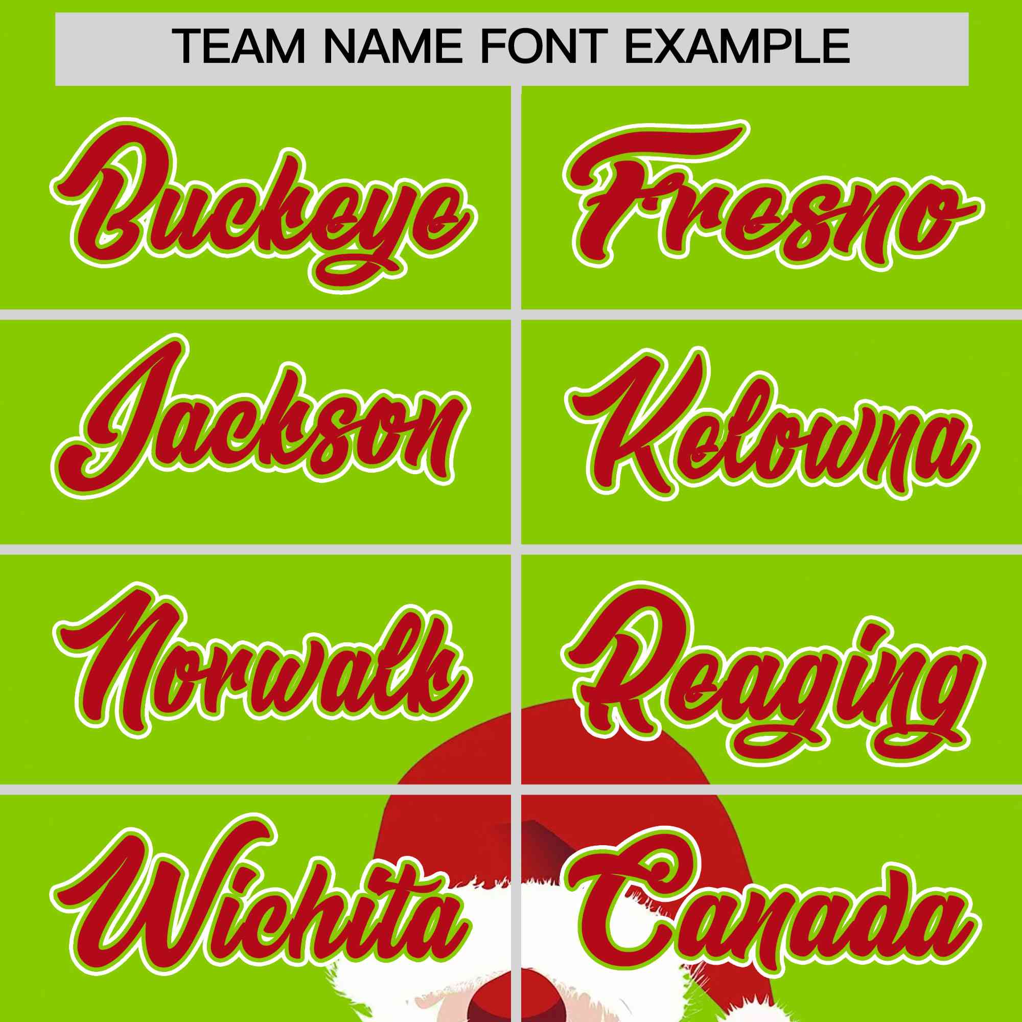 Custom Neon Green Red Christmas Graffiti Pattern Athletic Full-Zip Hoodie