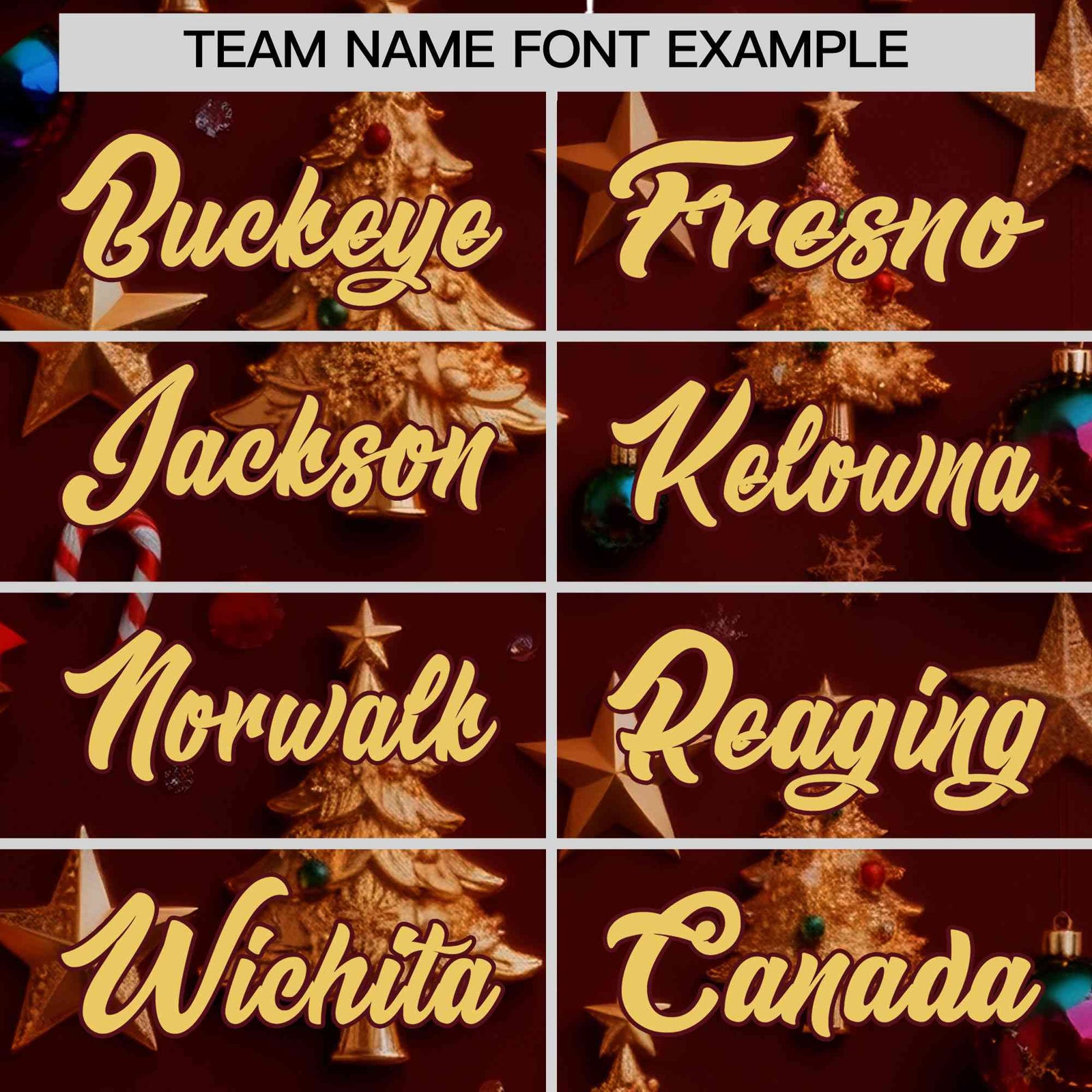 Custom Burgundy Khaki Christmas Graffiti Pattern Athletic Full-Zip Hoodie