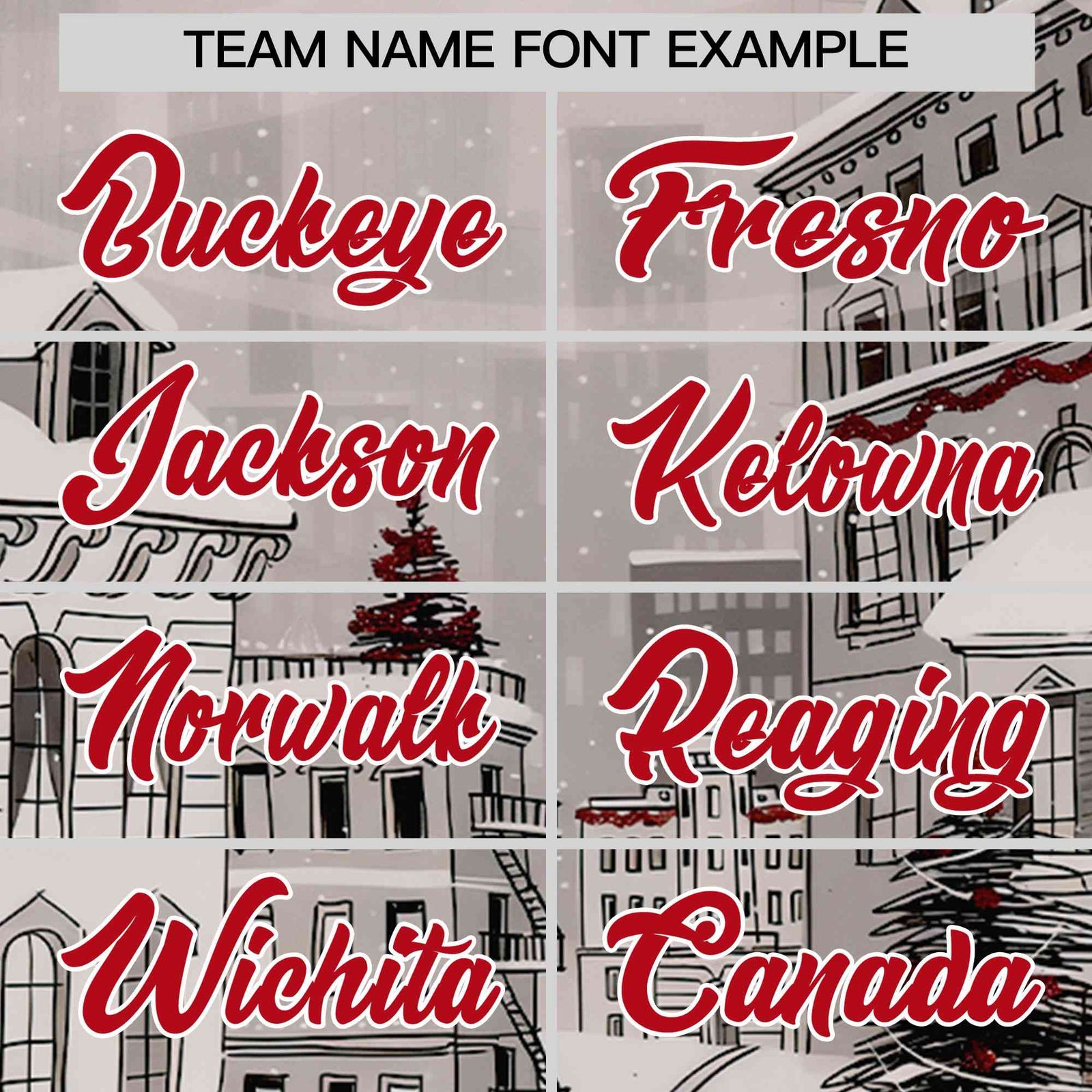 Custom White Red Christmas Graffiti Pattern Athletic Full-Zip Hoodie