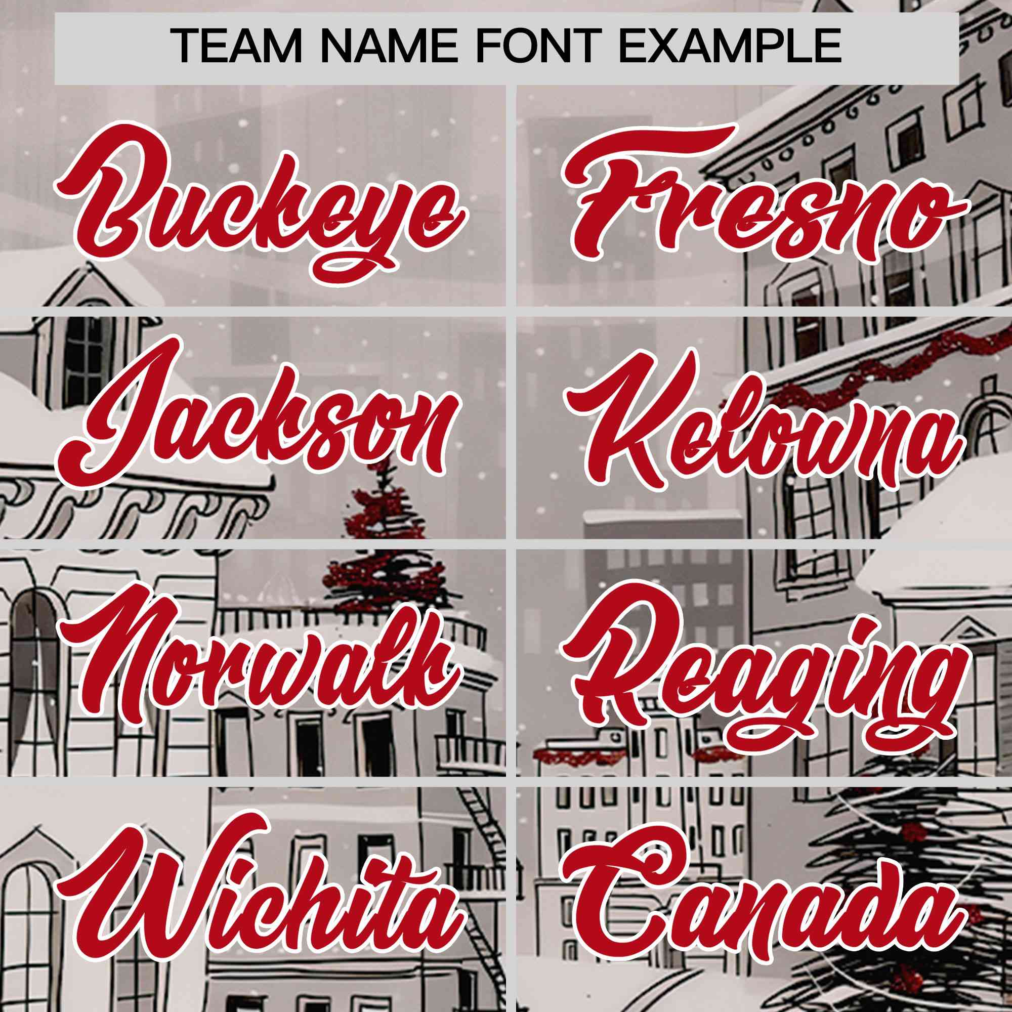 Custom White Red Christmas Graffiti Pattern Athletic Full-Zip Hoodie