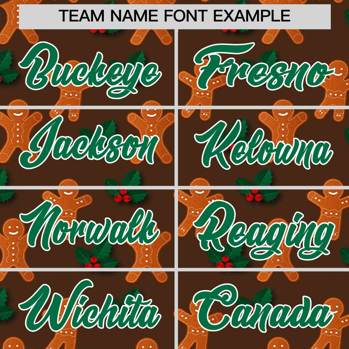 Custom Light Brown Kelly Green Christmas Graffiti Pattern Athletic Full-Zip Hoodie