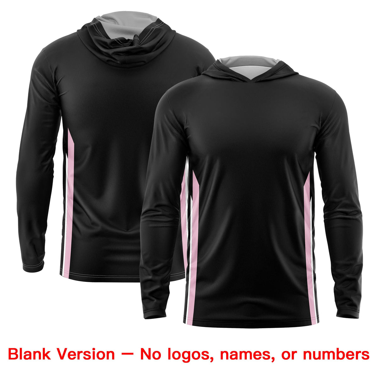 Custom Black Light Pink Basketball Shooting Shirt Performance Training Quick Dry Hoodie| KXKSHOP