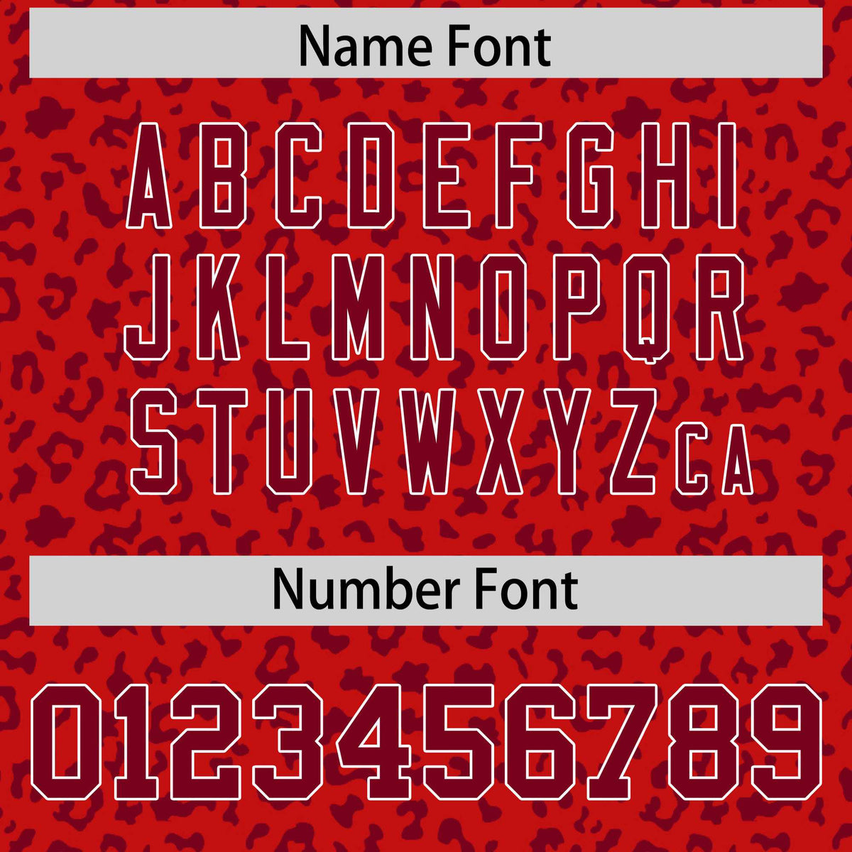 Custom Navy Orange Varsity Full-Zip Letterman Leopard Print Hoodie Jacket