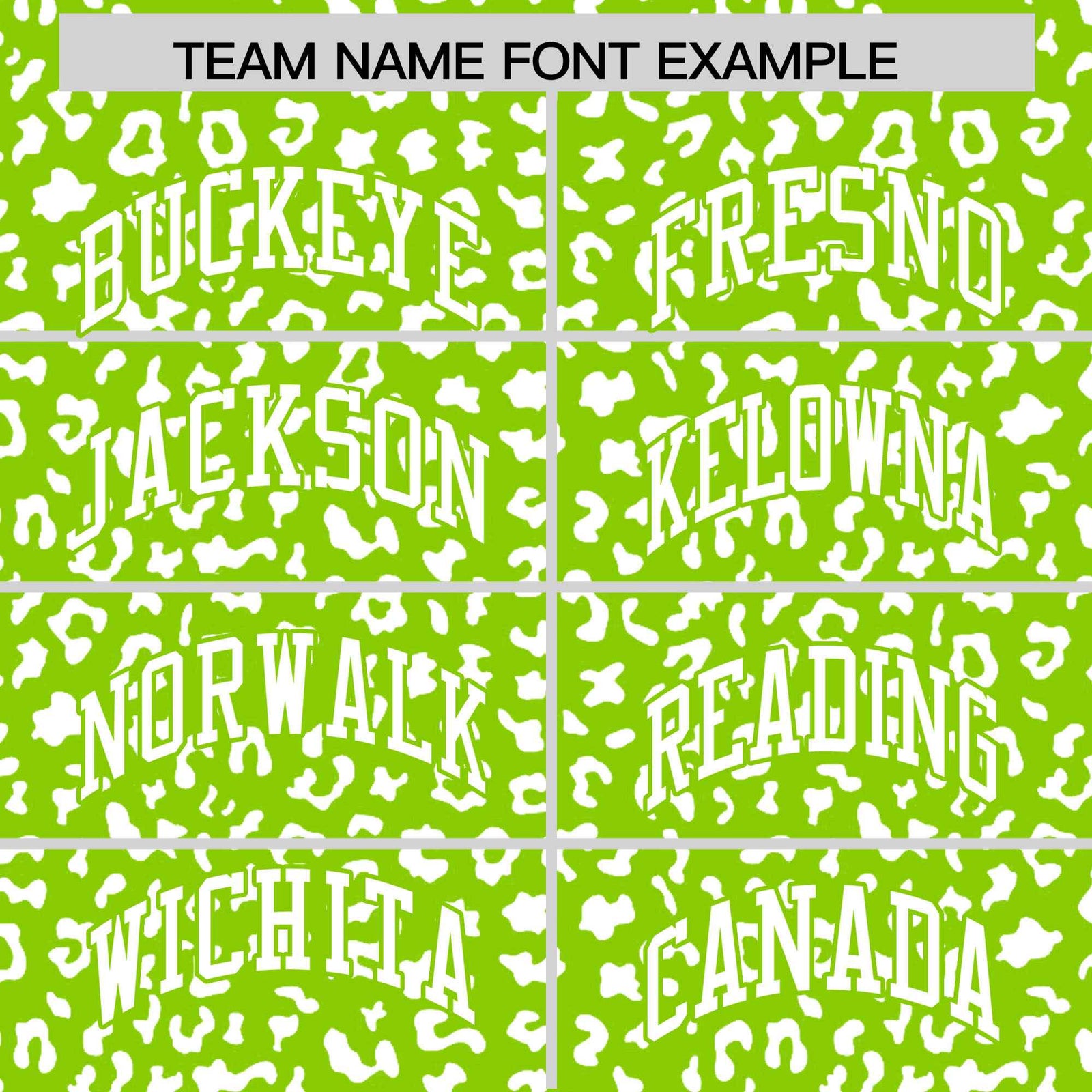 Custom Neon Green White Varsity Full-Zip Letterman Leopard Print Hoodie Jacket