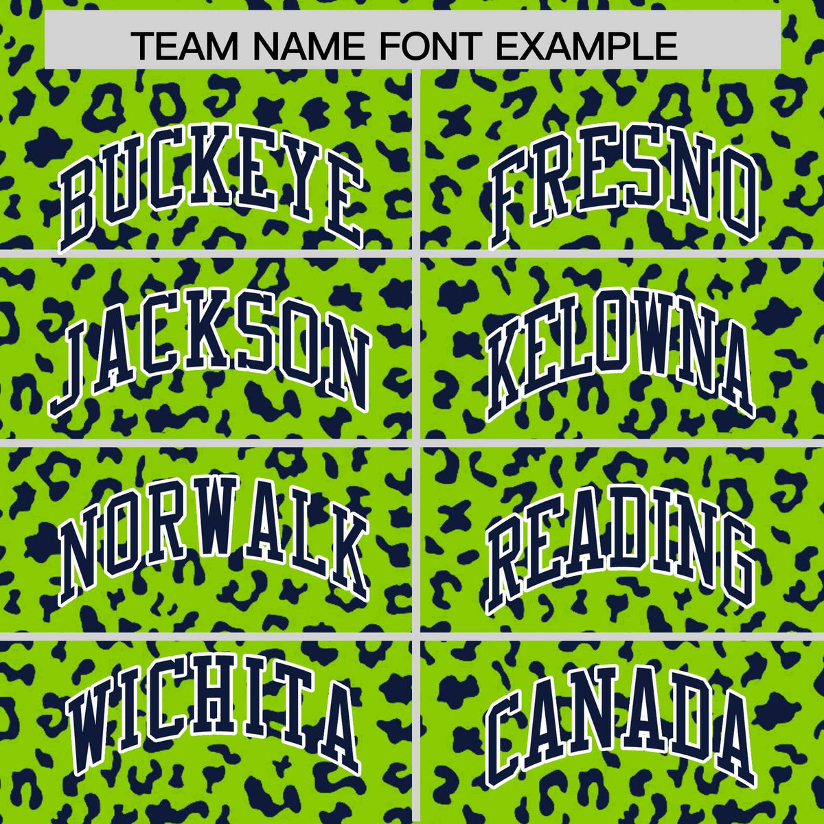 Custom White Bright Green Varsity Full-Zip Letterman Leopard Print Hoodie Jacket