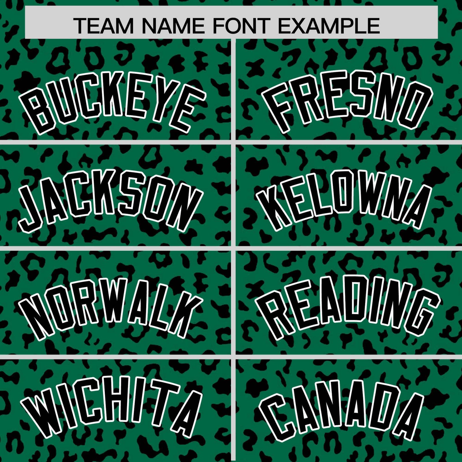 Custom Kelly Green Black Varsity Full-Zip Letterman Leopard Print Hoodie Jacket