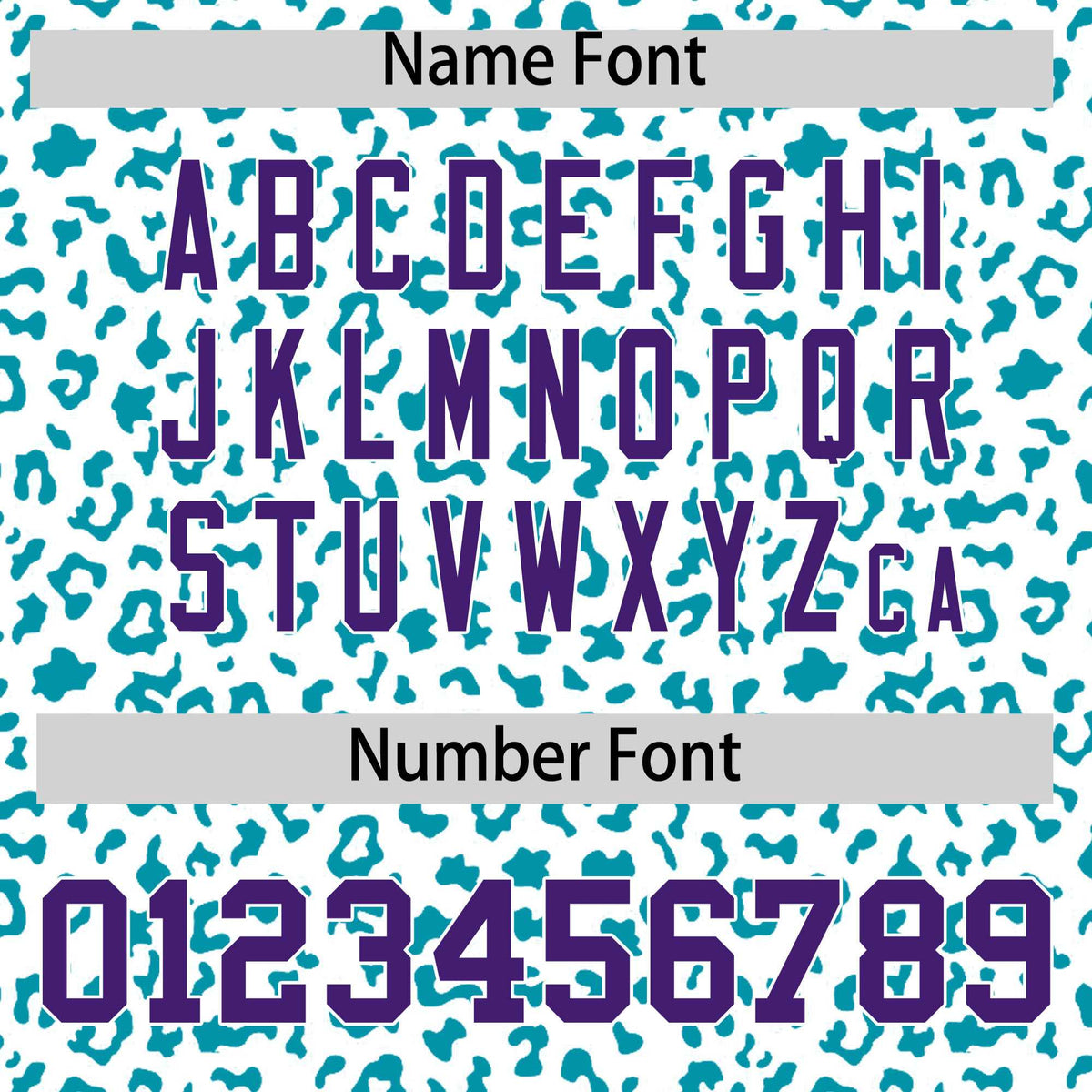 Custom White Teal Varsity Full-Zip Letterman Leopard Print Hoodie Jacket