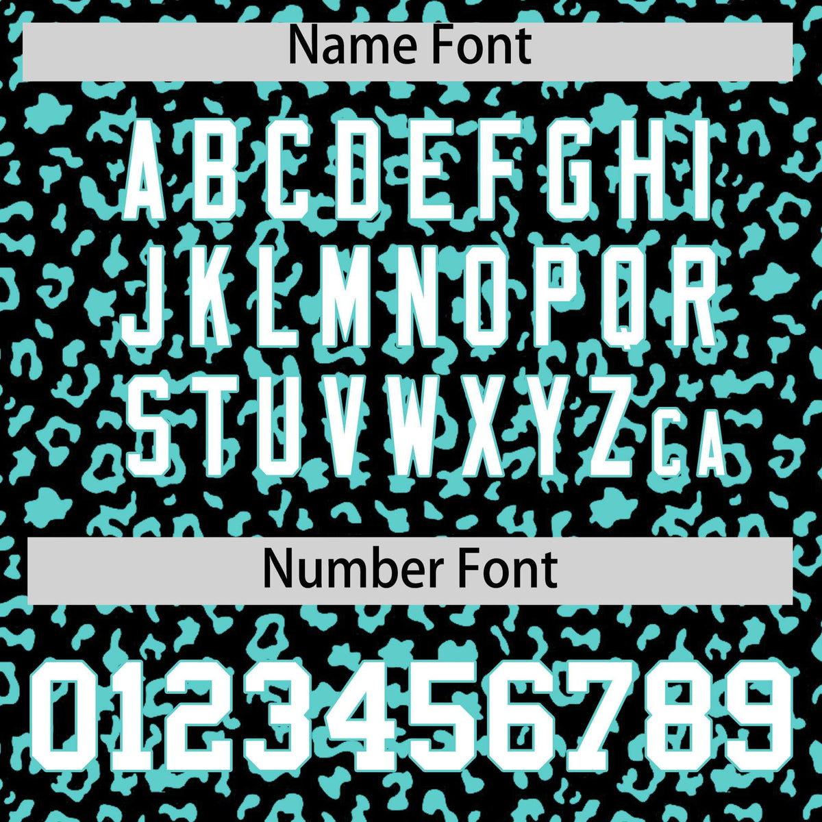 Custom Black Bright Green Varsity Full-Zip Letterman Leopard Print Hoodie Jacket