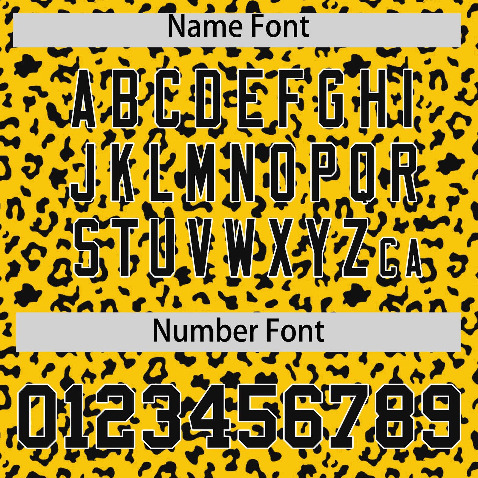 Custom Orange Royal Varsity Full-Zip Letterman Leopard Print Hoodie Jacket