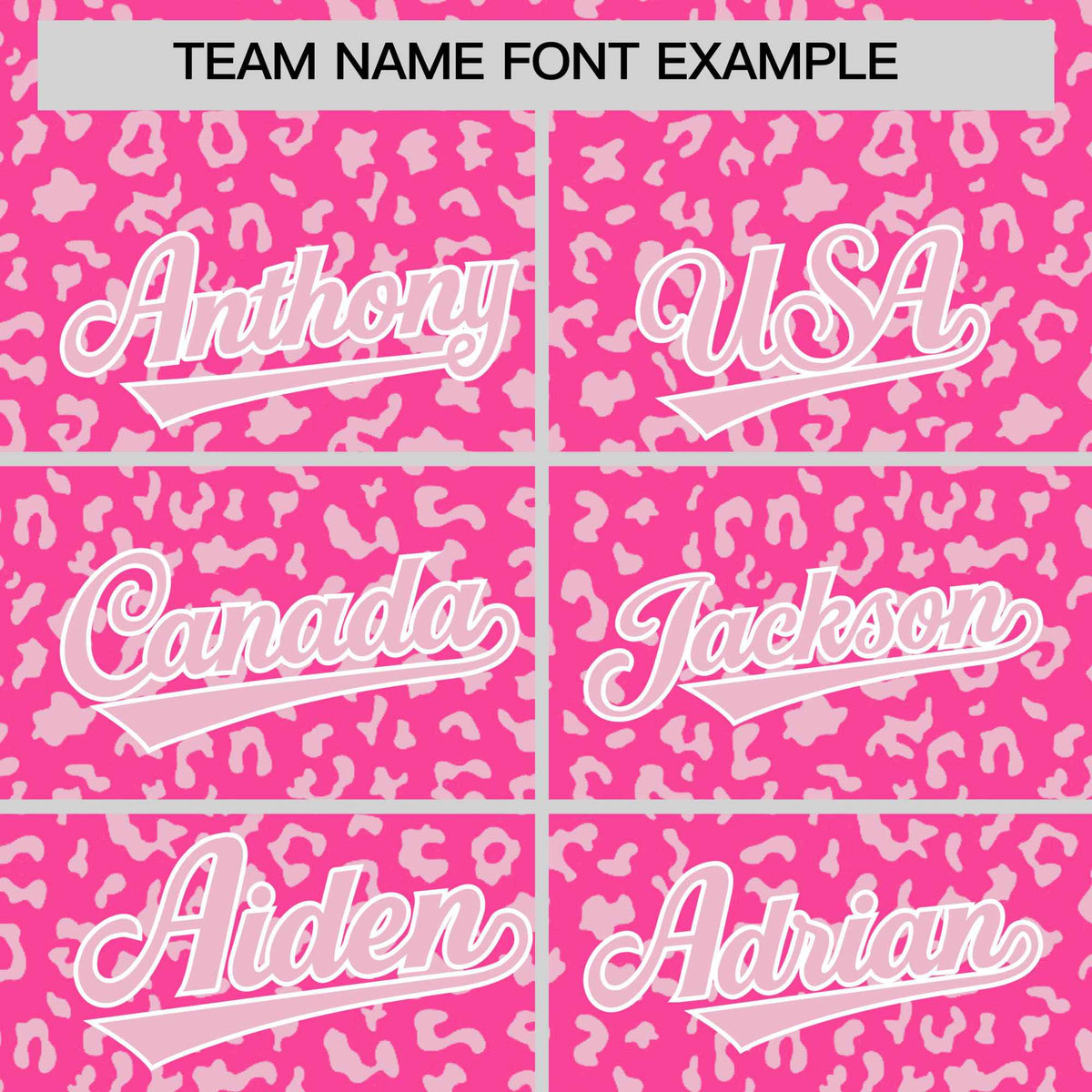 Custom Pink Light Pink Varsity Full-Zip Letterman Leopard Print Hoodie Jacket