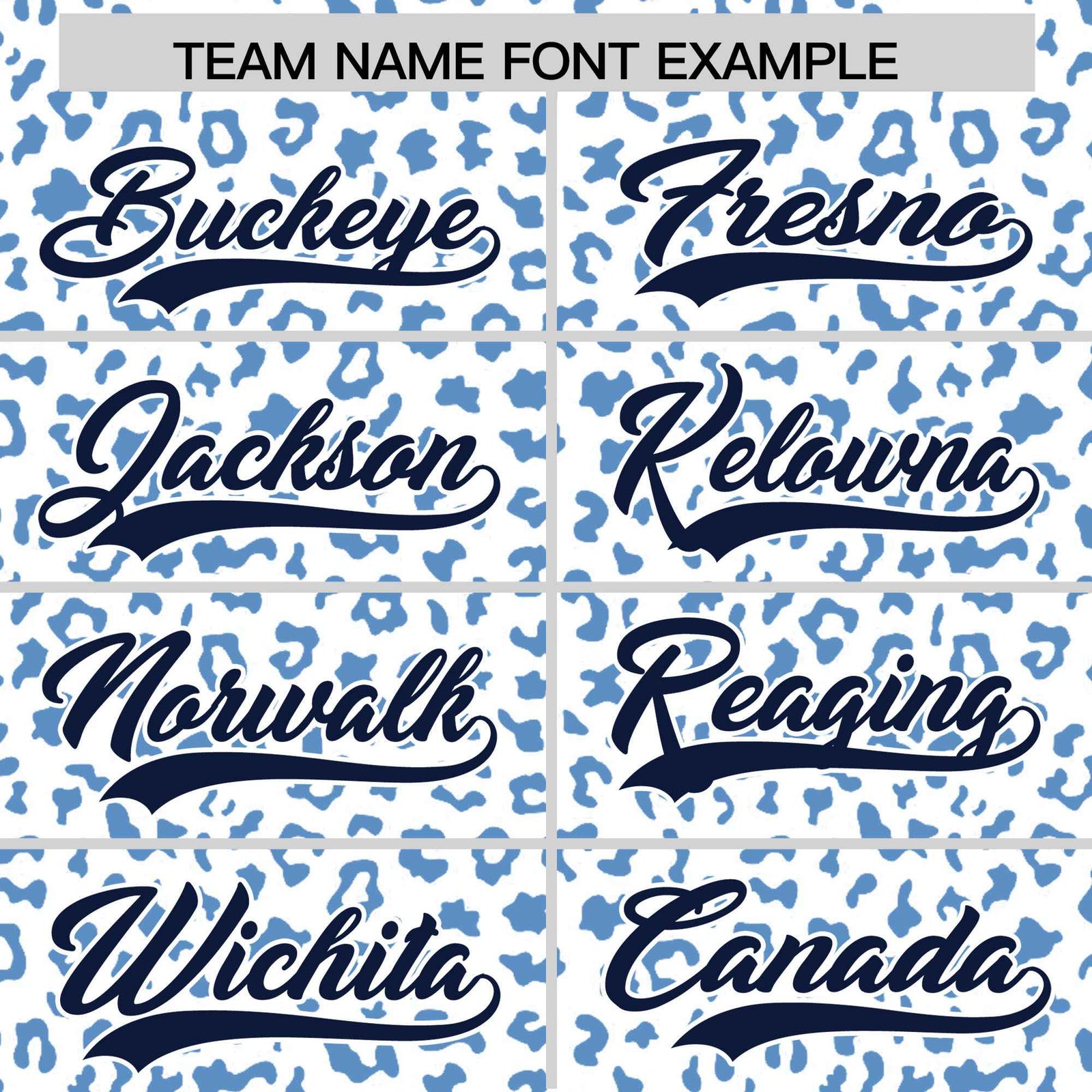 Custom White Light Blue Varsity Full-Zip Letterman Leopard Print Hoodie Jacket