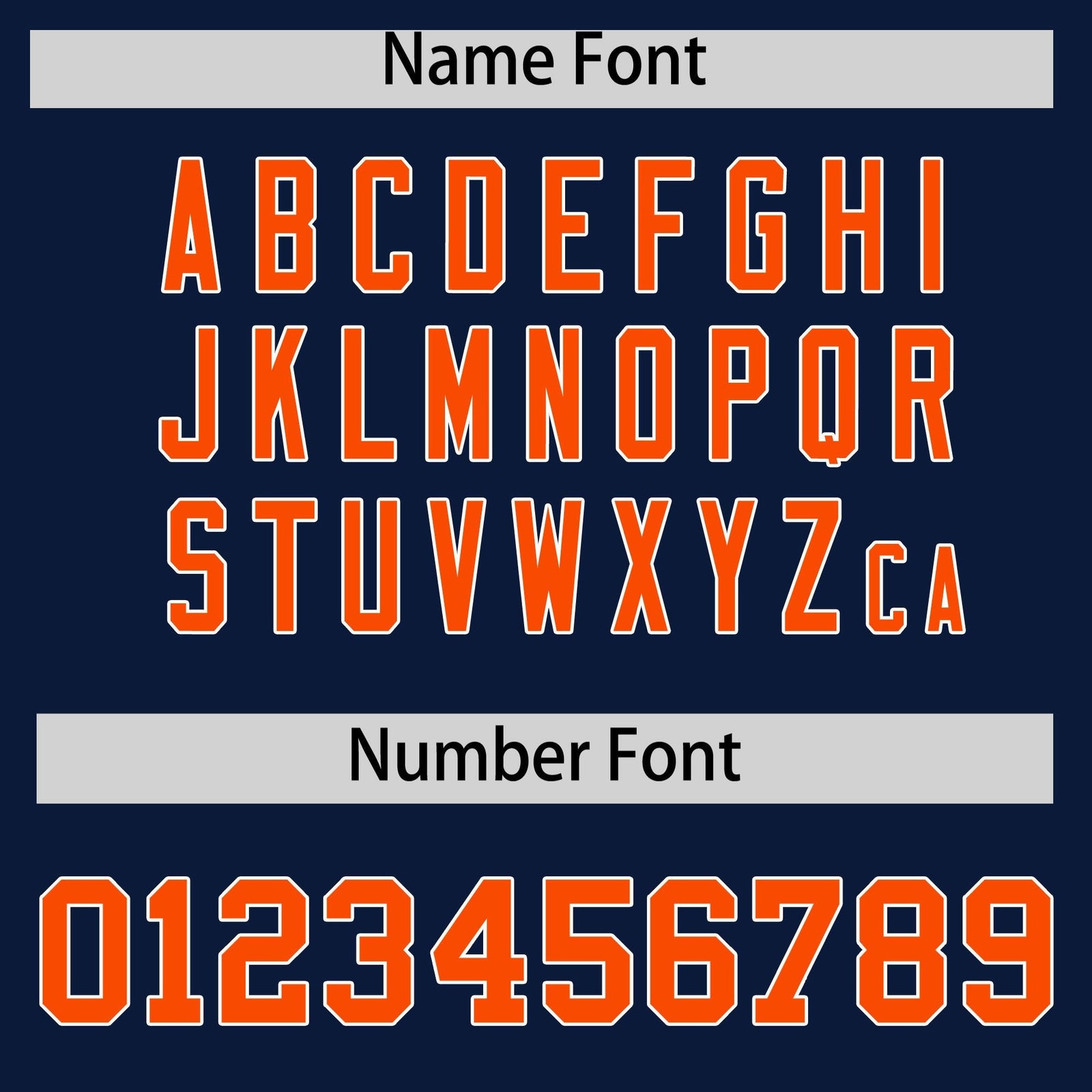 Custom Navy Orange Varsity Full-Snap Letterman Shoulder Color Block Hoodie Jacket