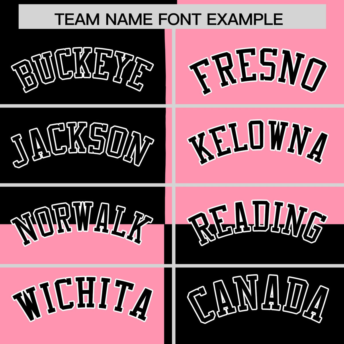 Custom Black Light Pink Varsity Full-Snap Four Squares Color Block Letterman Hoodie Jacket