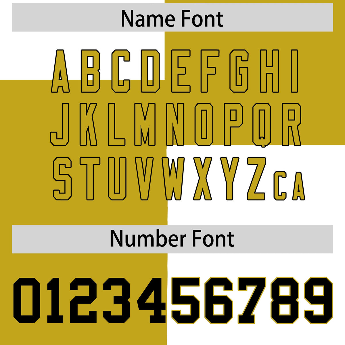 Custom Old Gold White Varsity Full-Snap Four Squares Color Block Letterman Hoodie Jacket