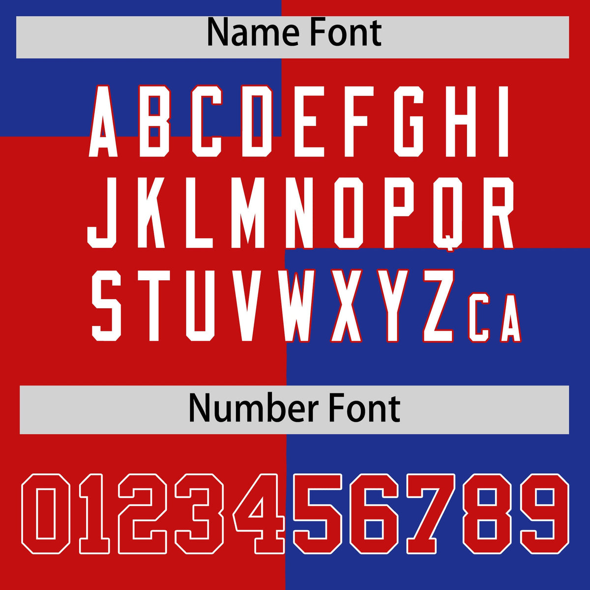 Custom Red Royal Varsity Full-Snap Four Squares Color Block Letterman Hoodie Jacket